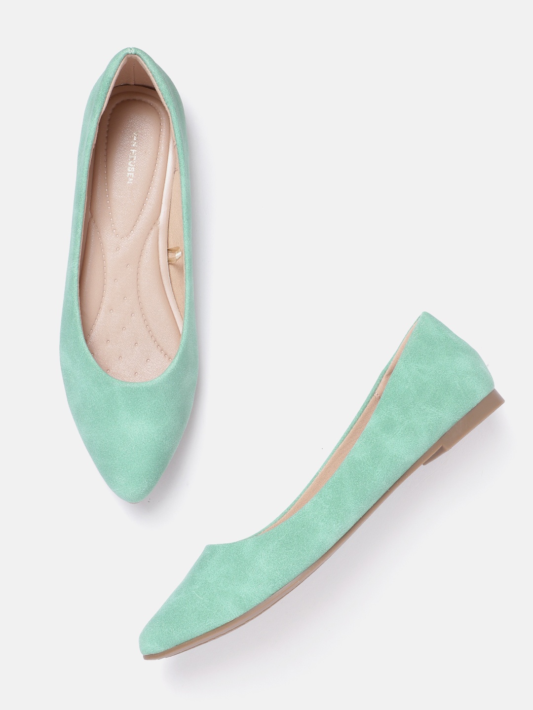 

Van Heusen Woman Solid Ballerinas, Sea green