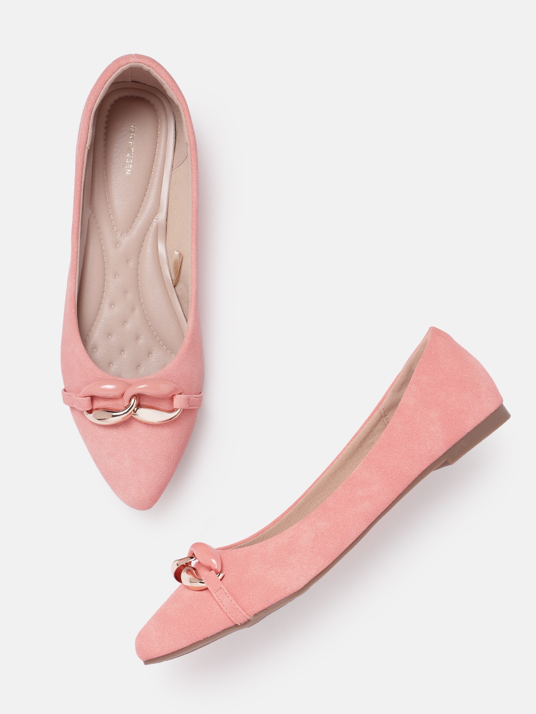 

Van Heusen Woman Chain Detail Ballerinas, Pink