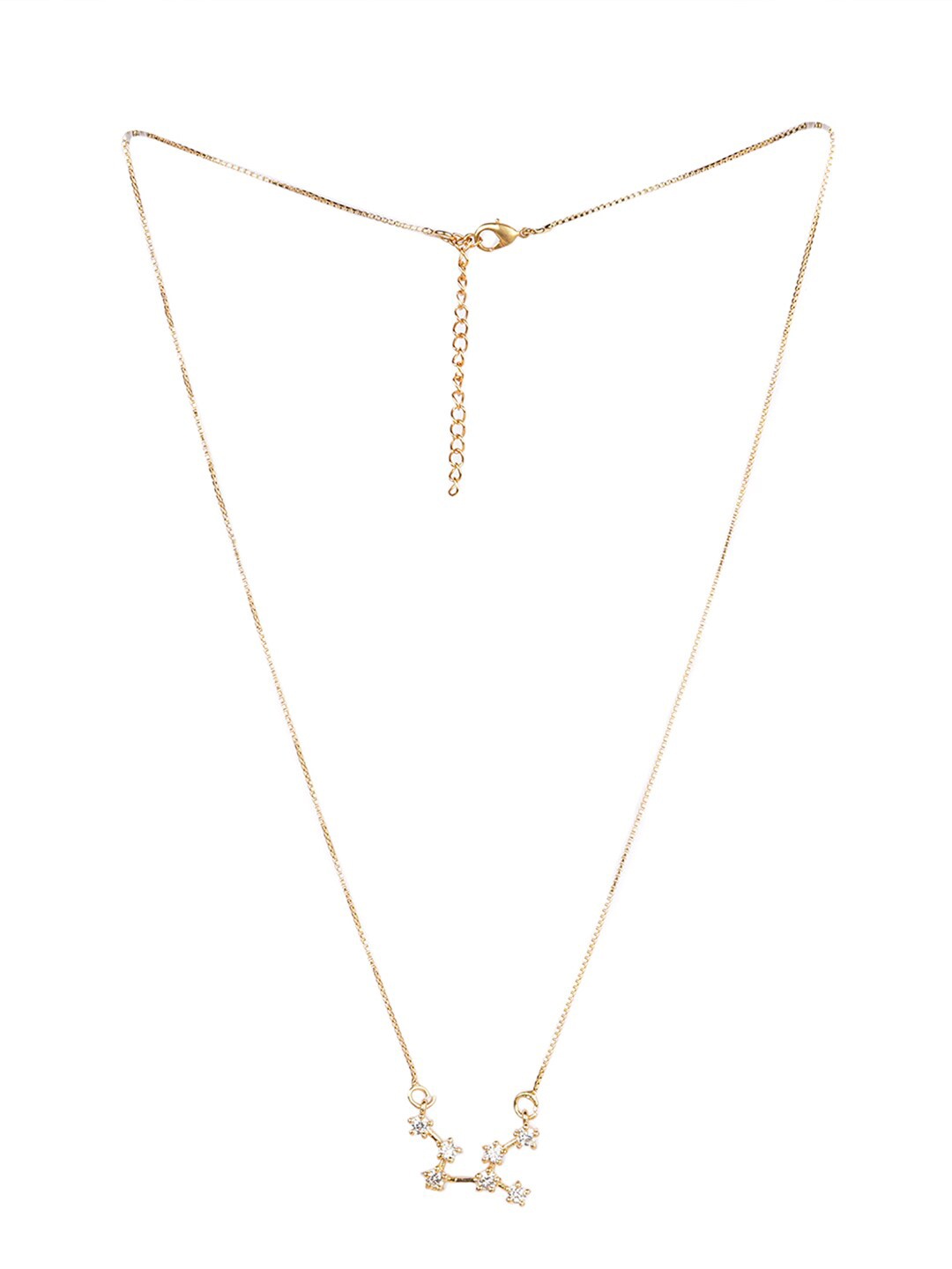 

XPNSV 18K Gold-Plated Virgo Constellation Necklace