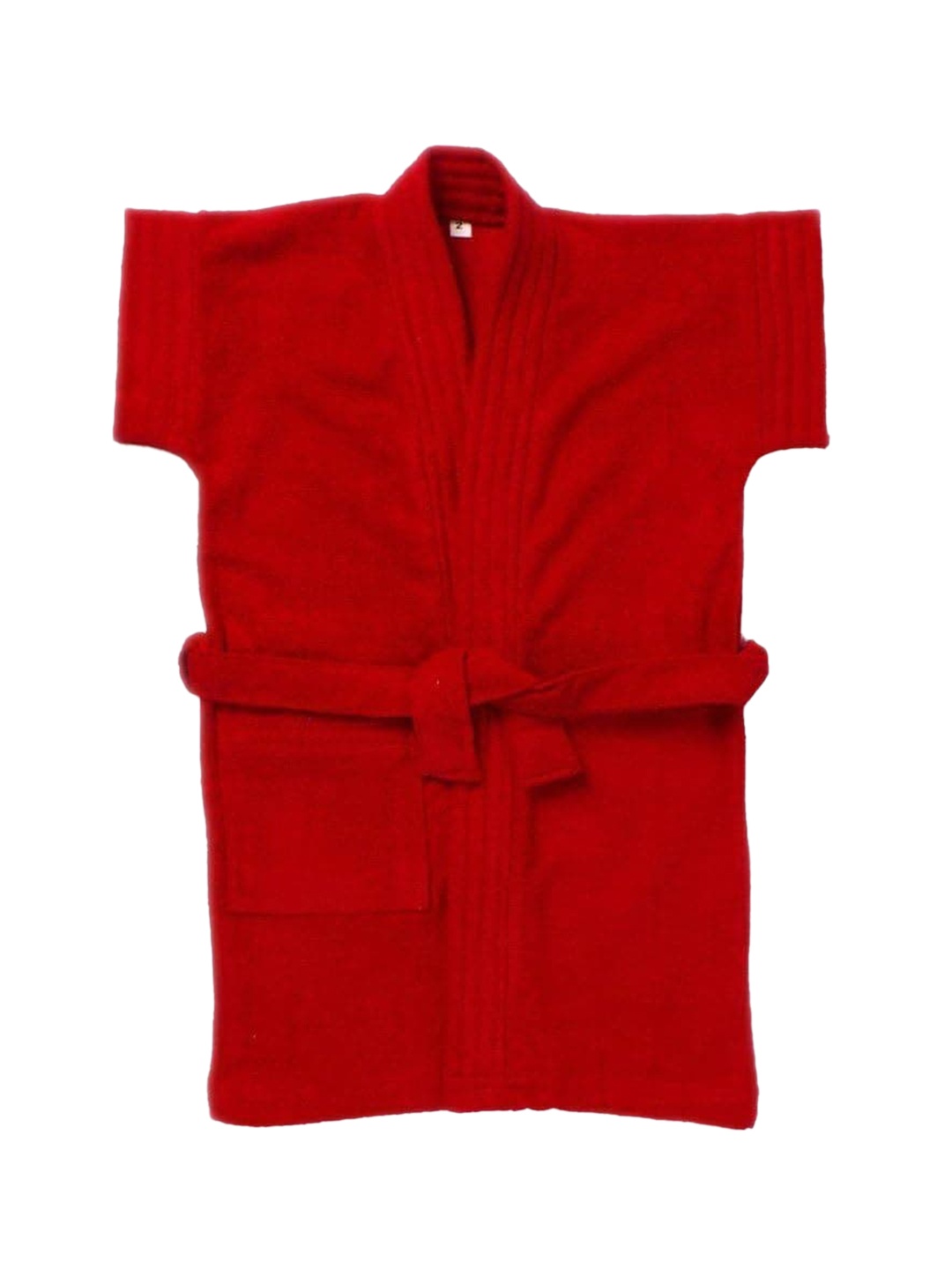 

EIO Kids Terry Cotton Soft Dressing Gown Bath Robe, Red