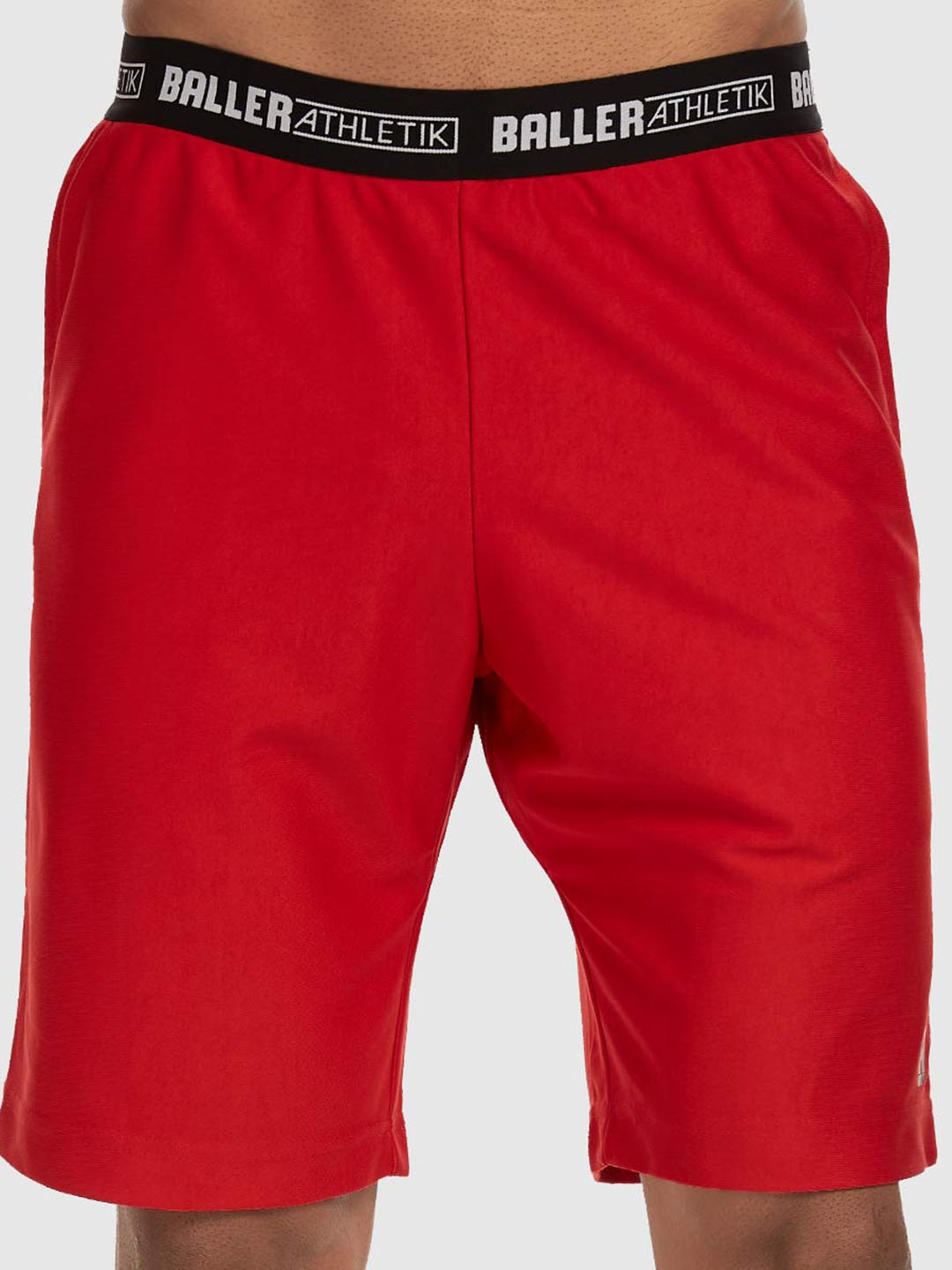 

Baller Athletik Men Training or Gym Rapid-Dry Sports Fitness Shorts, Red