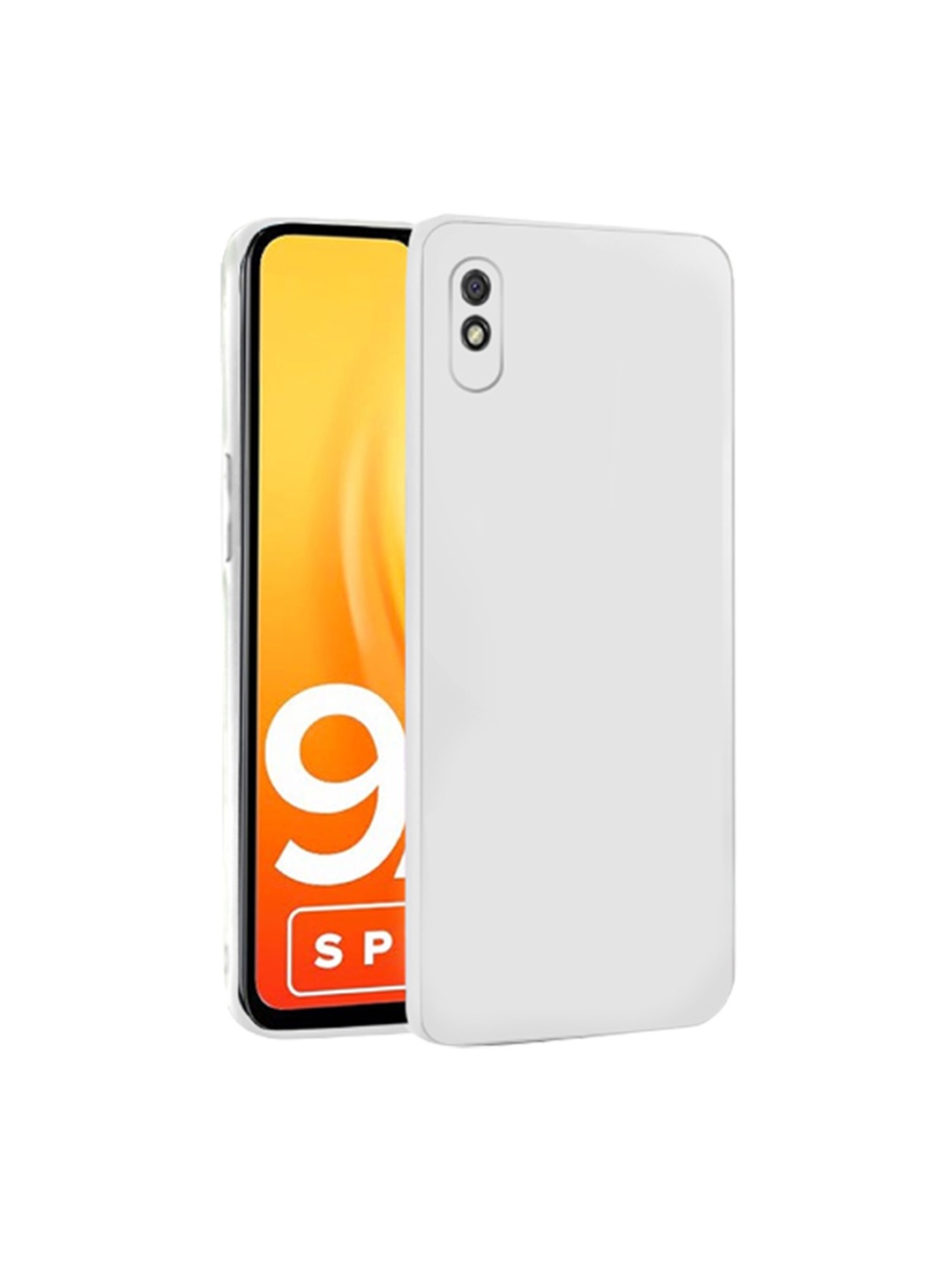 

Karwan Redmi 9A Sport Mobile Back Case With Camera Protection, White