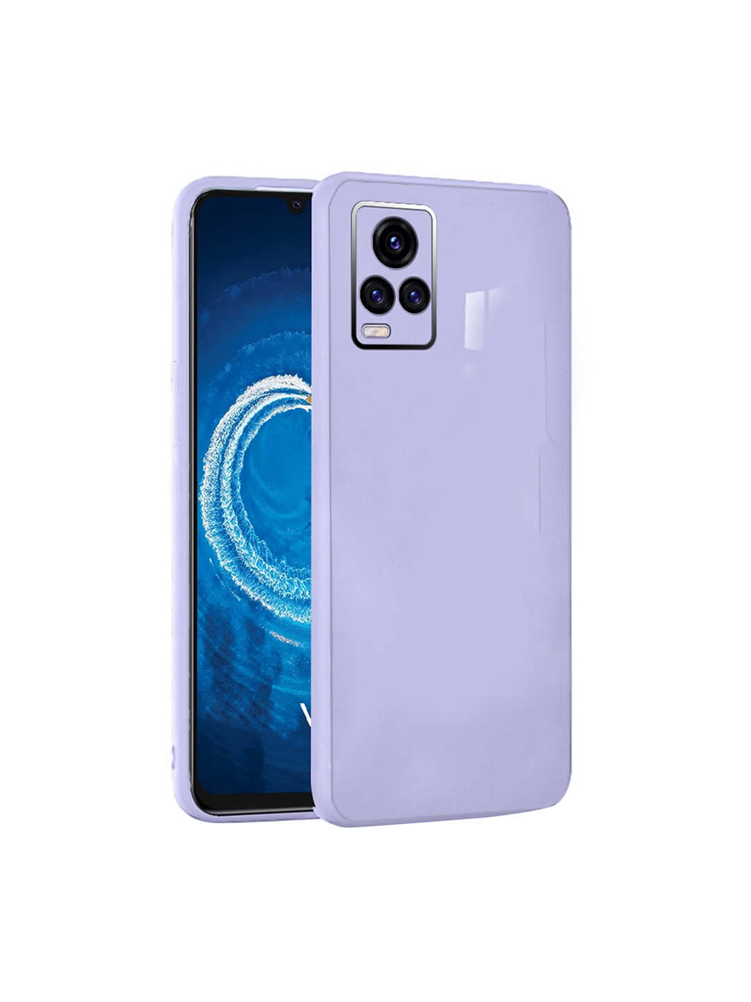 

Karwan Vivo V20 Mobile Back Case With Camera Protection, Purple
