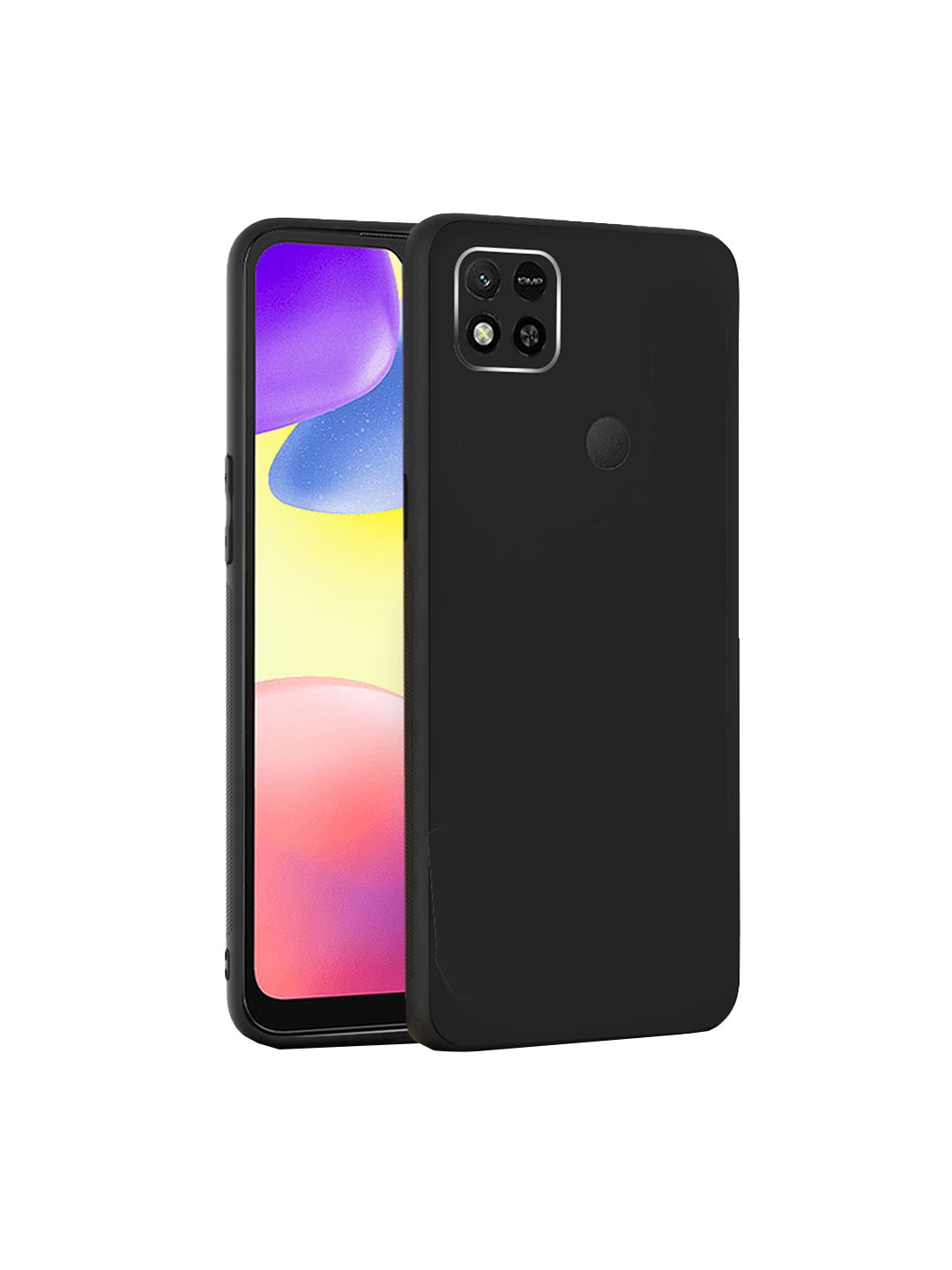 

Karwan Redmi 10A Mobile Back Case With Camera Protection, Black