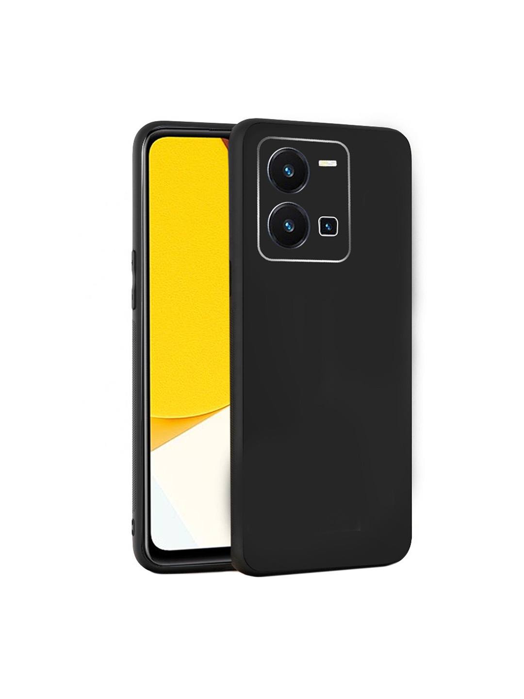 

Karwan Vivo Y35 Mobile Back Case With Camera Protection, Black