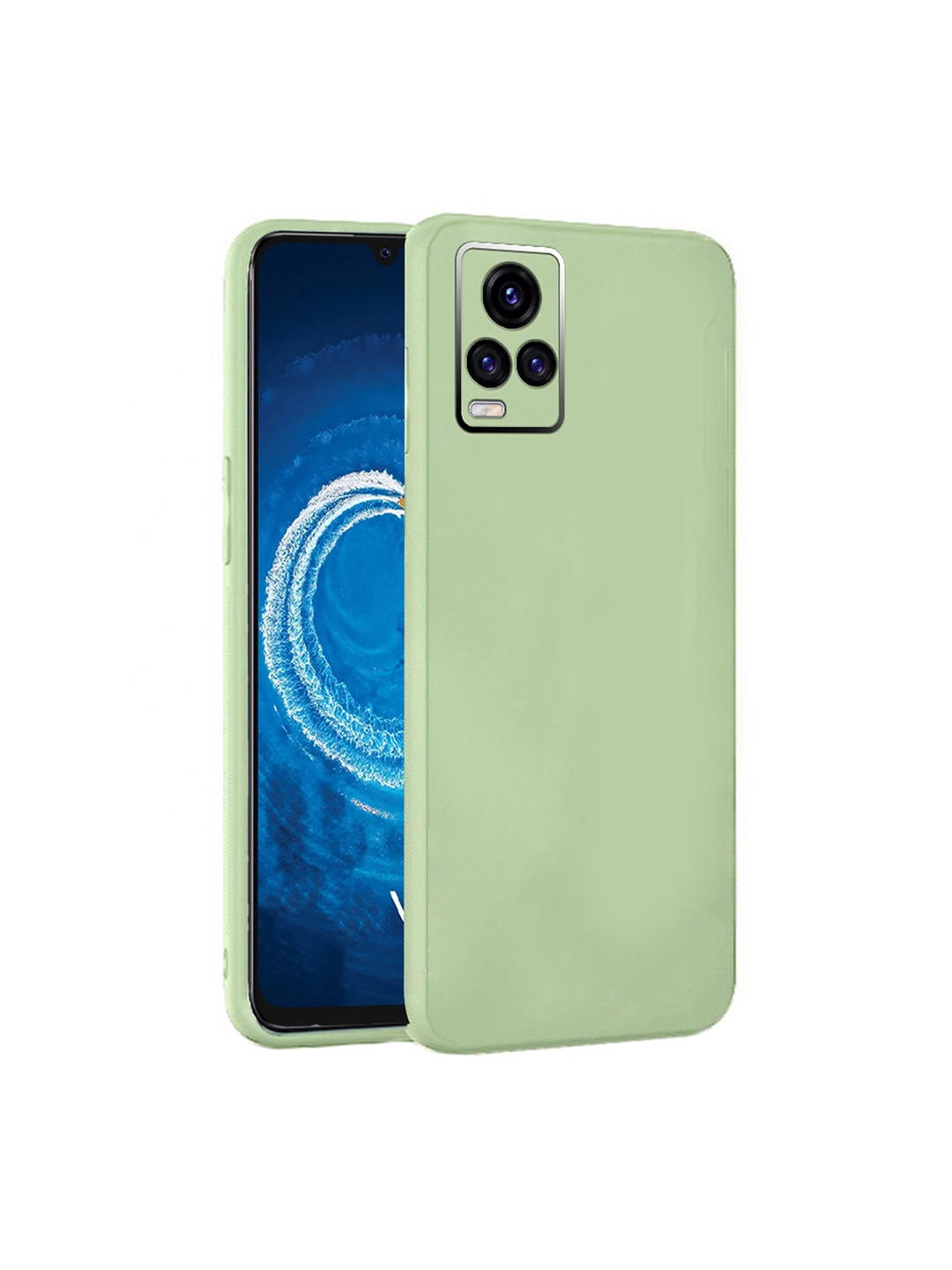 

Karwan Vivo V20 Camera Protection & Phone Back Cover, Green