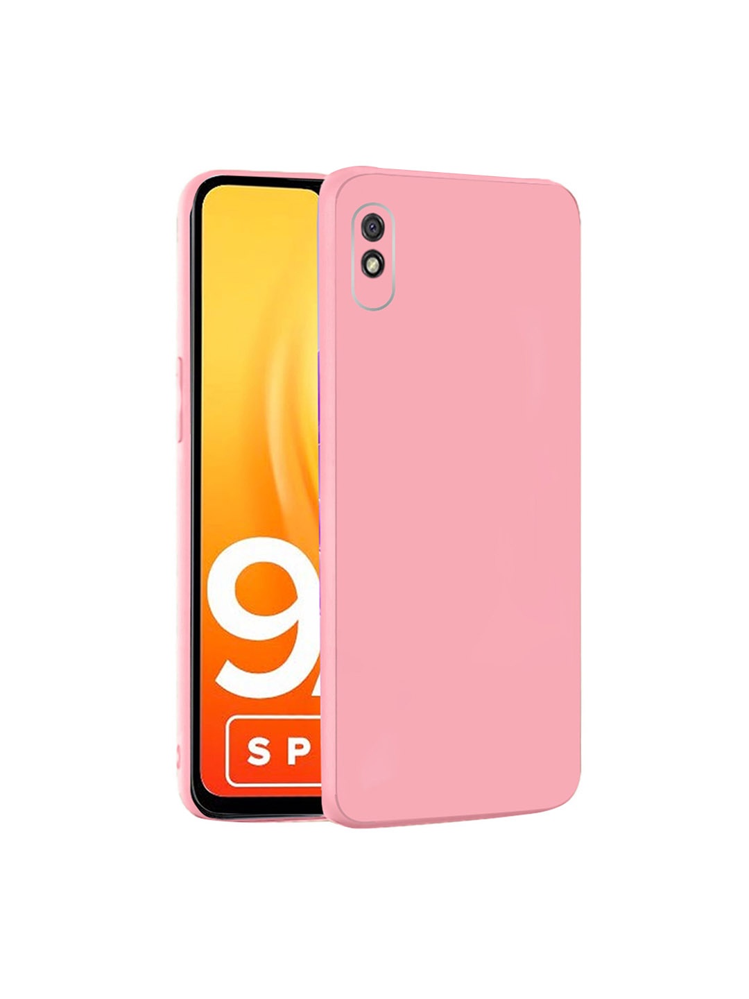 

Karwan Karwan Camera Protection Redmi 9A Sport Hybrid Back Case, Pink