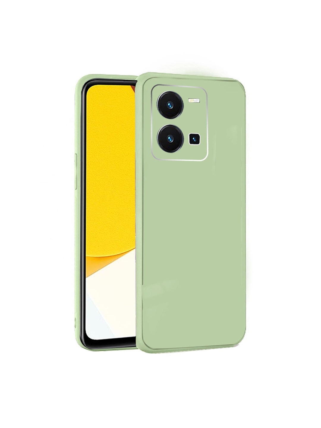 

Karwan Vivo Y35 Mobile Back Case With Camera Protection, Green