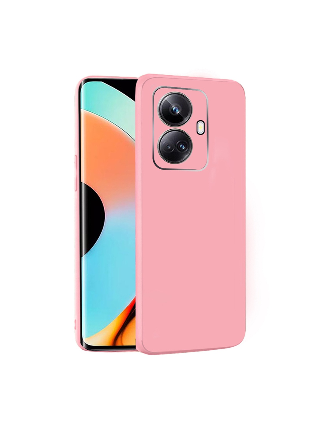 

Karwan Camera Protection Realme 10 Pro Plus Hybrid Back Case, Pink