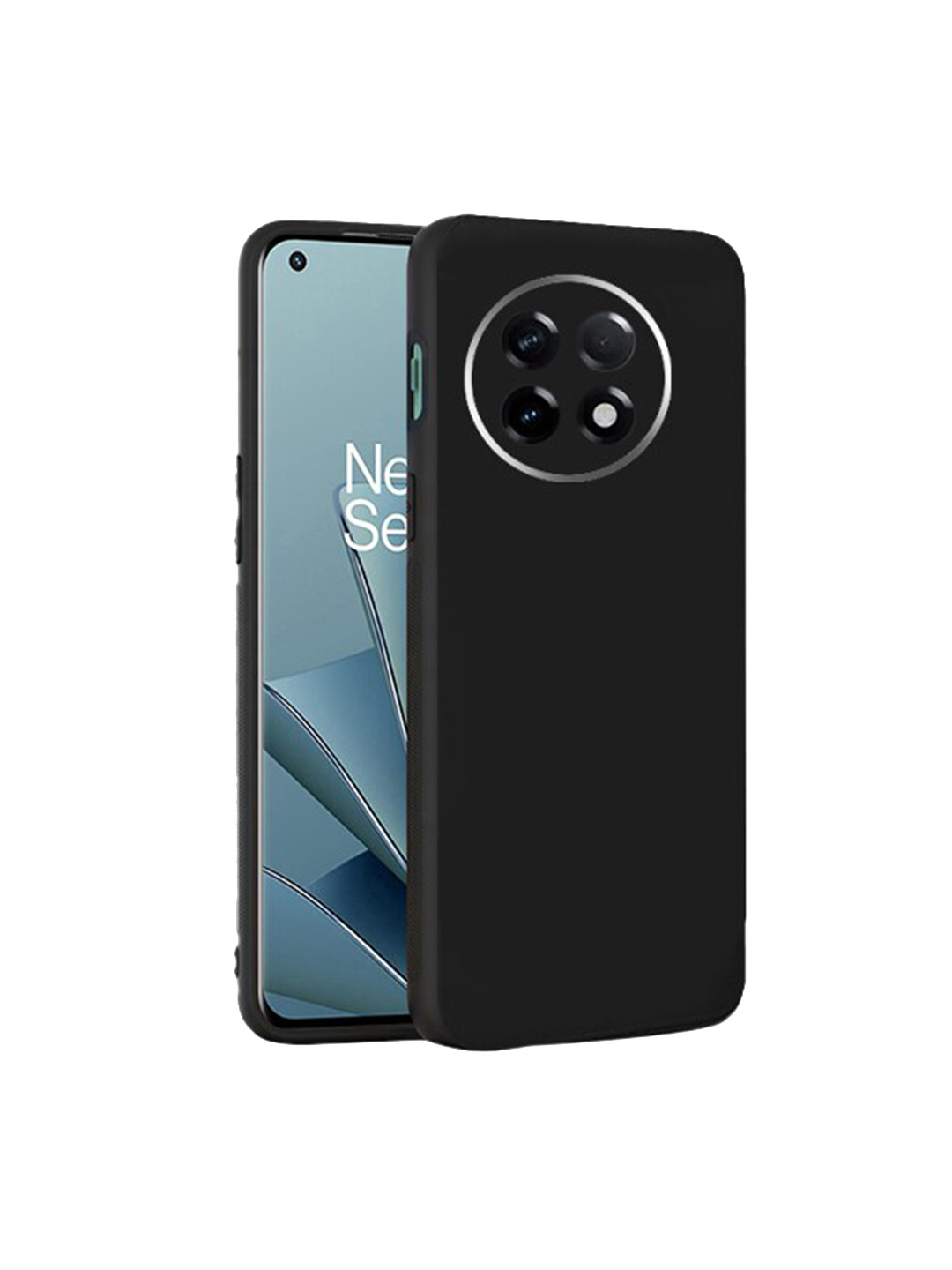 

Karwan OnePlus 11 Mobile Back Case With Camera Protection, Black