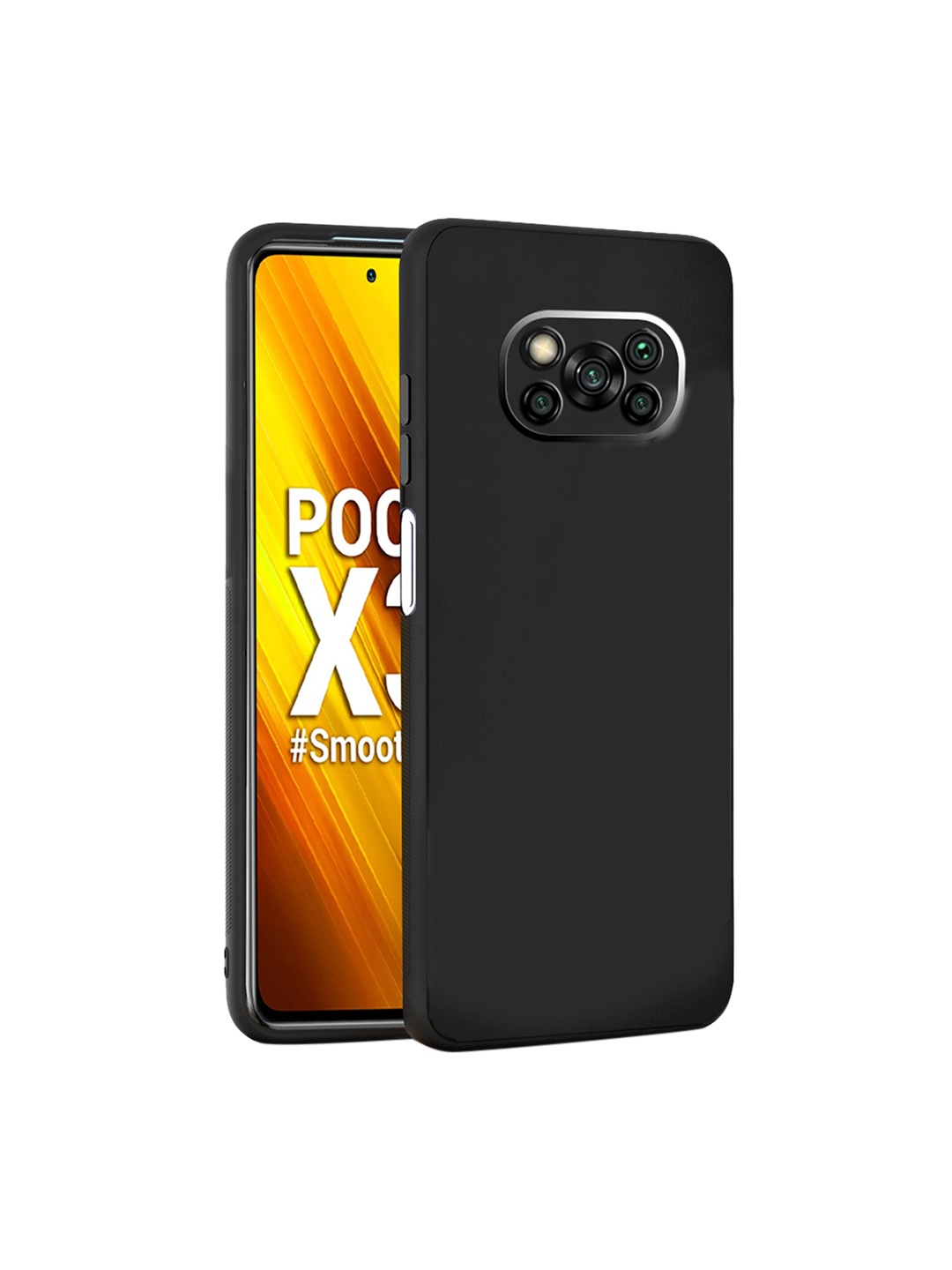 

Karwan Camera Protection POCO X3 PRO Hybrid Back Case, Black