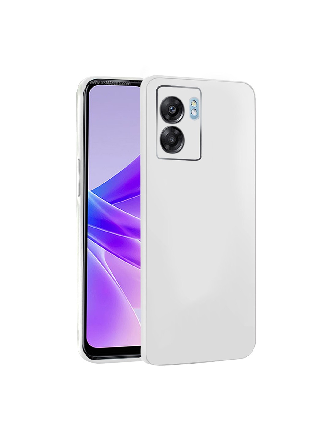 

Karwan Oppo K10 4G Mobile Back Case With Camera Protection, White