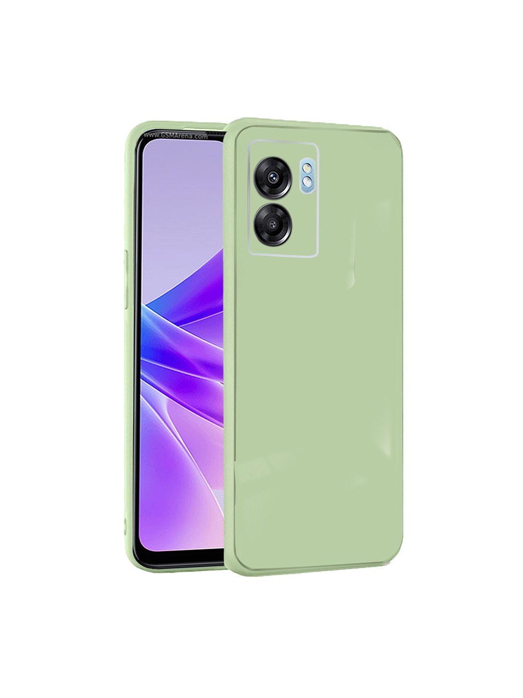 

Karwan Oppo K10 5G Mobile Back Case With Camera Protection, Green