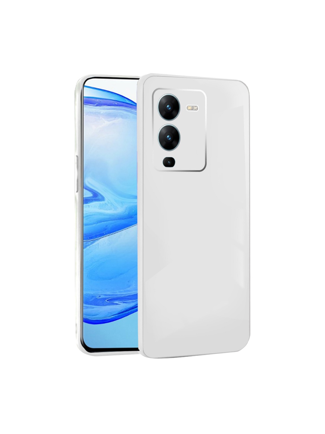 

Karwan Camera Protection Vivo V25 Pro Hybrid Back Case, White