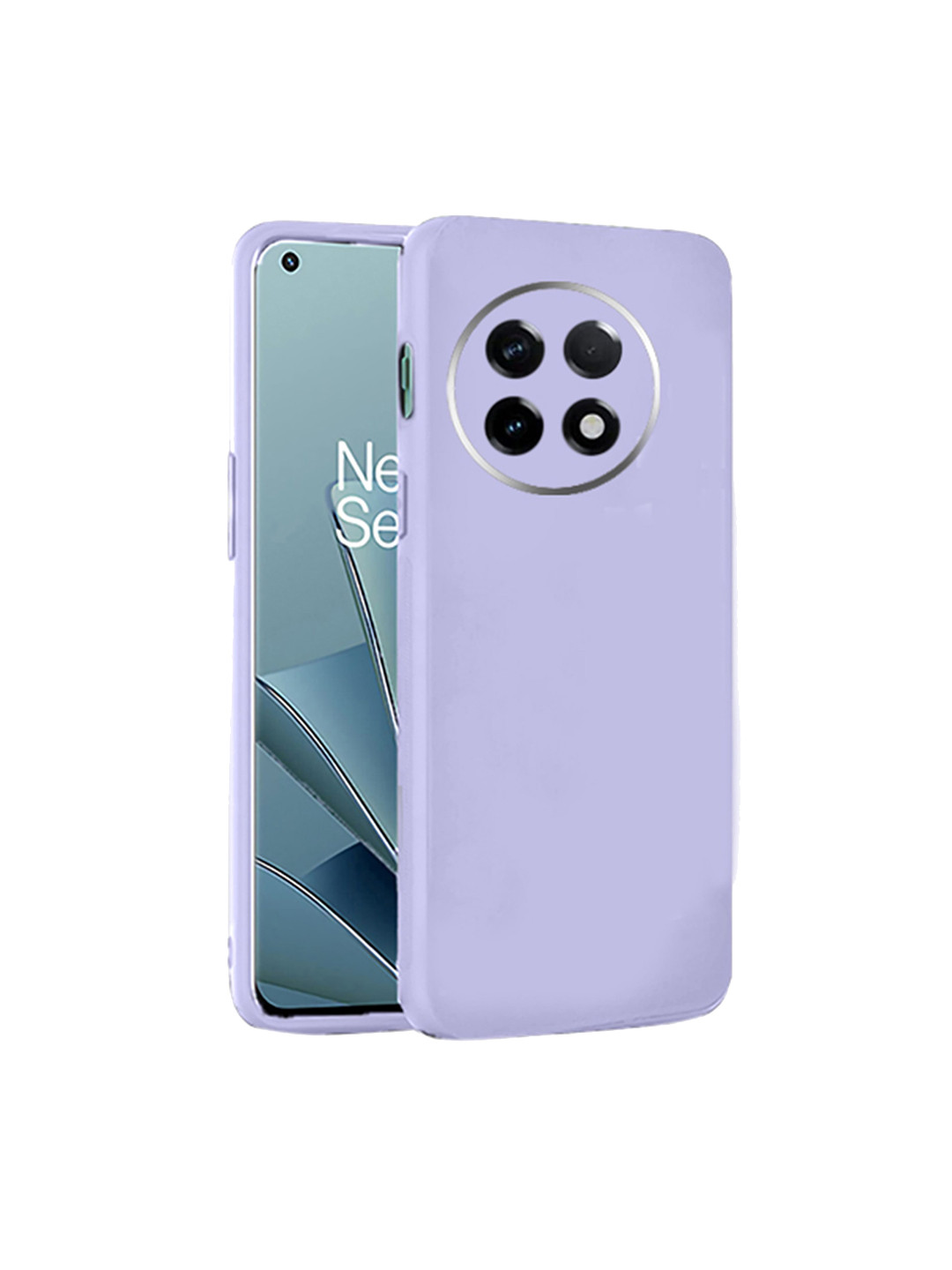 

Karwan Camera Protection One Plus 11R Hybrid Back Case, Purple