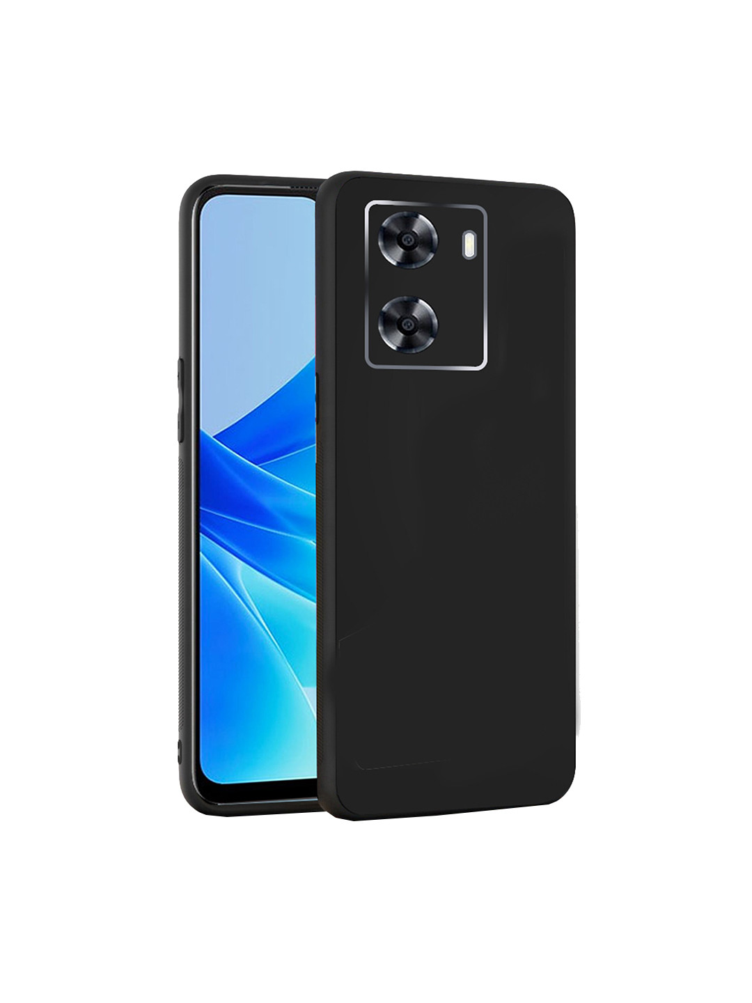 

Karwan Oppo A57 4G Mobile Back Case With Camera Protection, Black