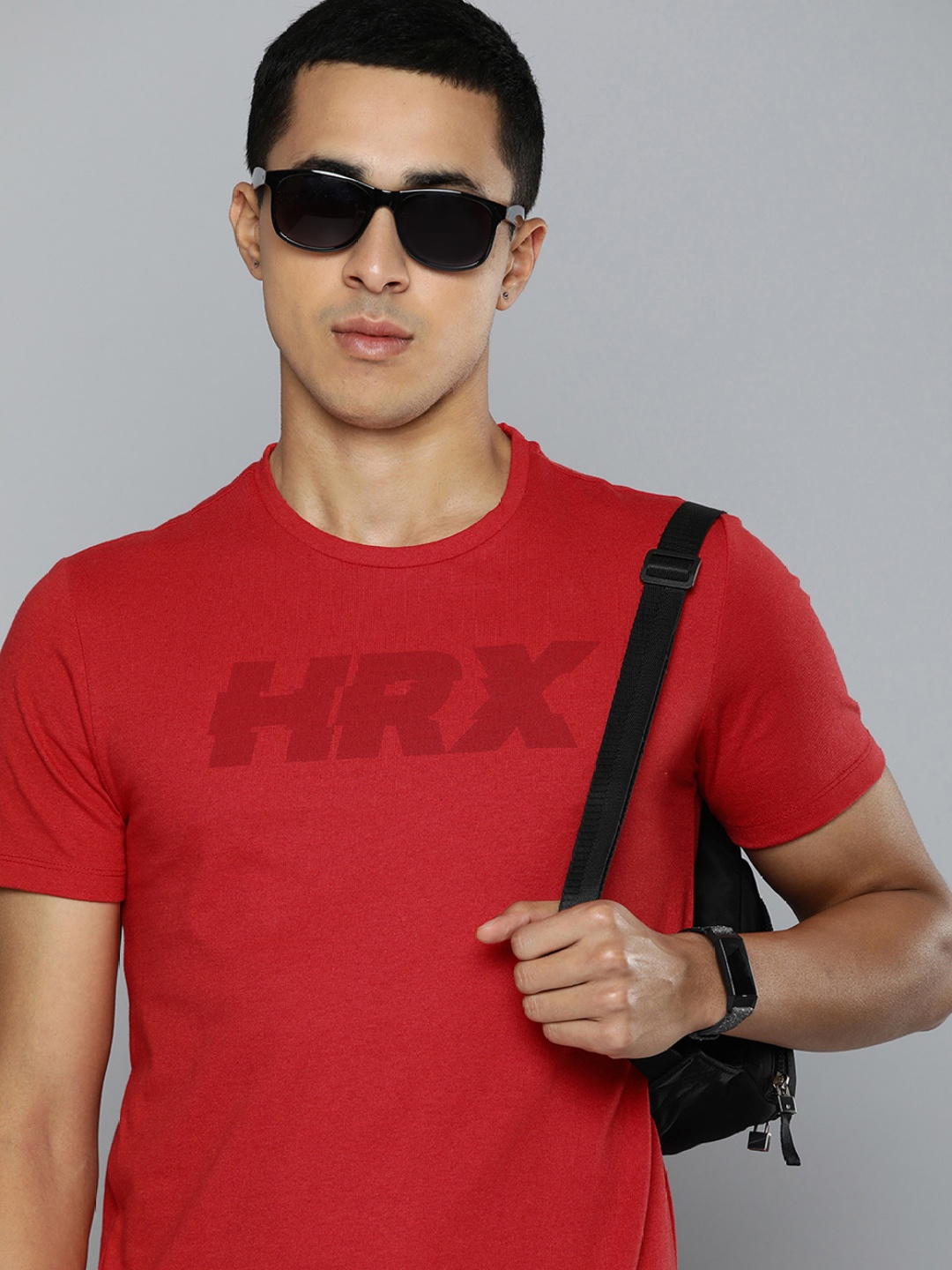 

HRX by Hrithik Roshan Men Typography Printed T-shirt, Orange