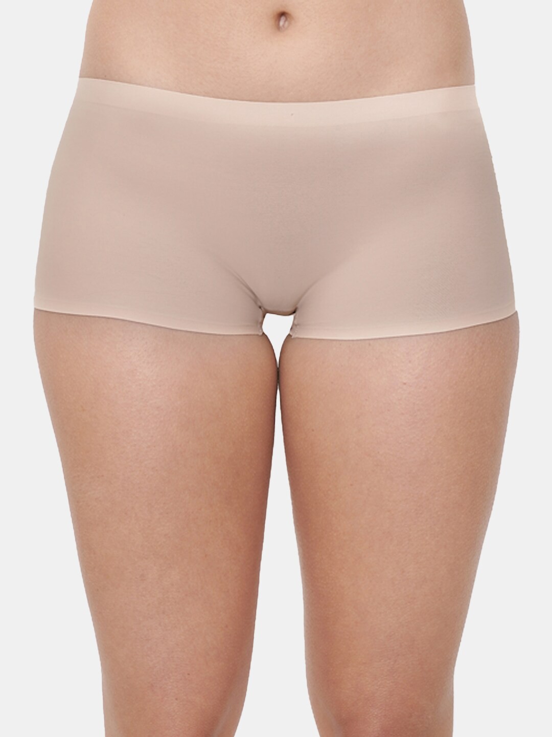 

Amour Secret Women Anti-Odour Seamless Boy Short Briefs, Beige