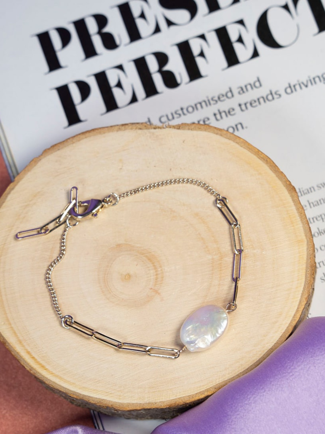 

SALTY Gold-Plated Link Bracelet