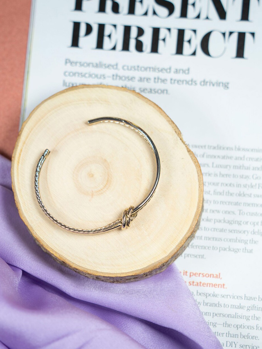

SALTY Women Gold-Plated Cuff Bracelet