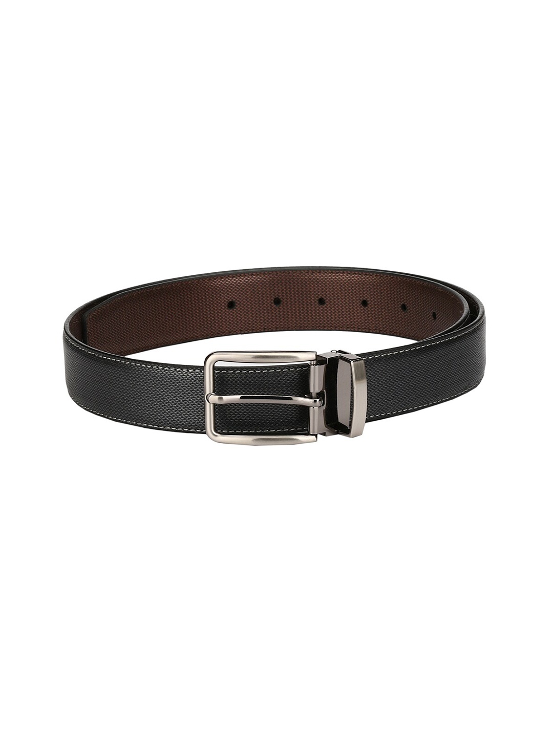 

Pacific Gold Men PU Reversible Formal Belt, Black