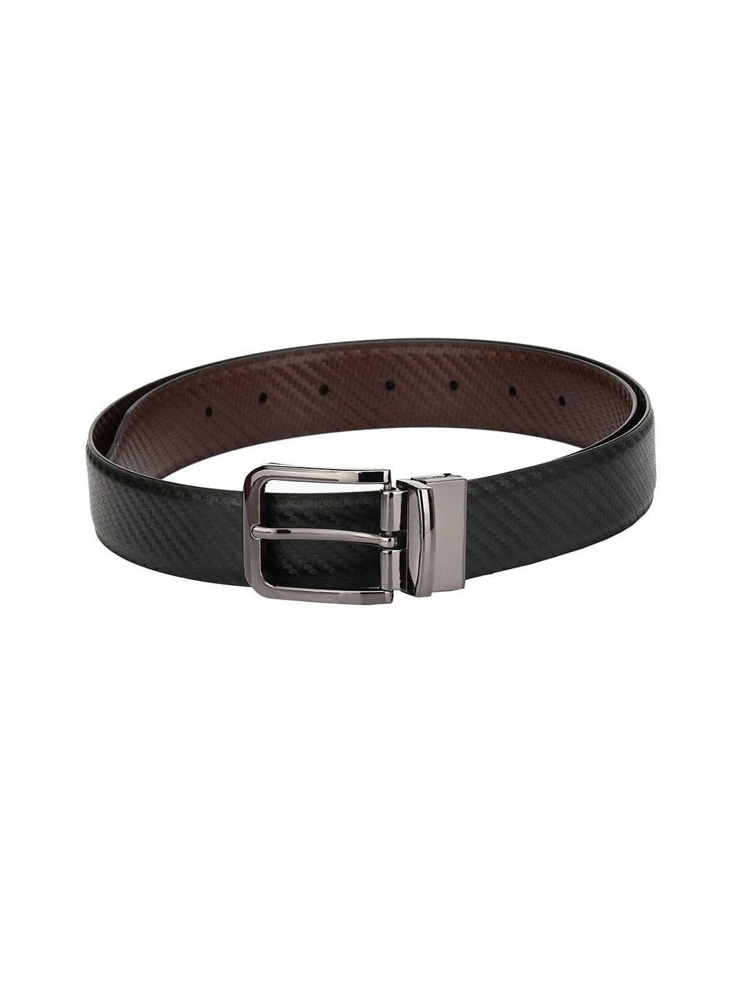 

Pacific Gold Men PU Reversible Formal Belt, Black