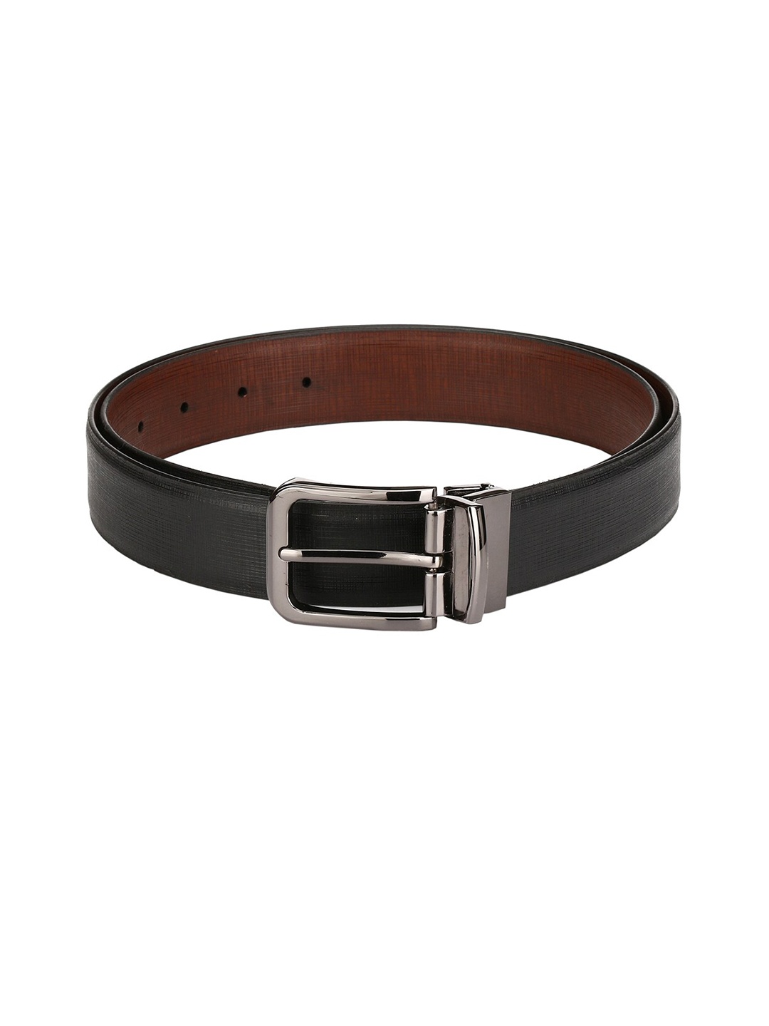 

Pacific Gold Men PU Reversible Formal Belt, Black