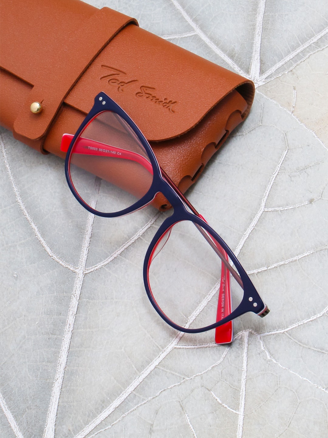 

Ted Smith Full Rim Wayfarer Frames, Blue