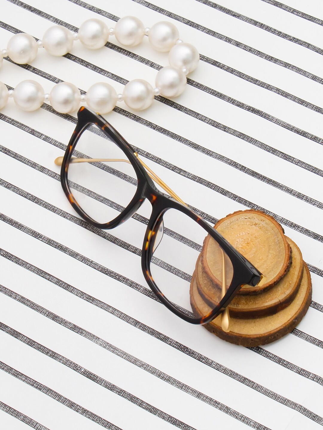

Ted Smith Full Rim Wayfarer Frames BRUNO_SDMG, Brown