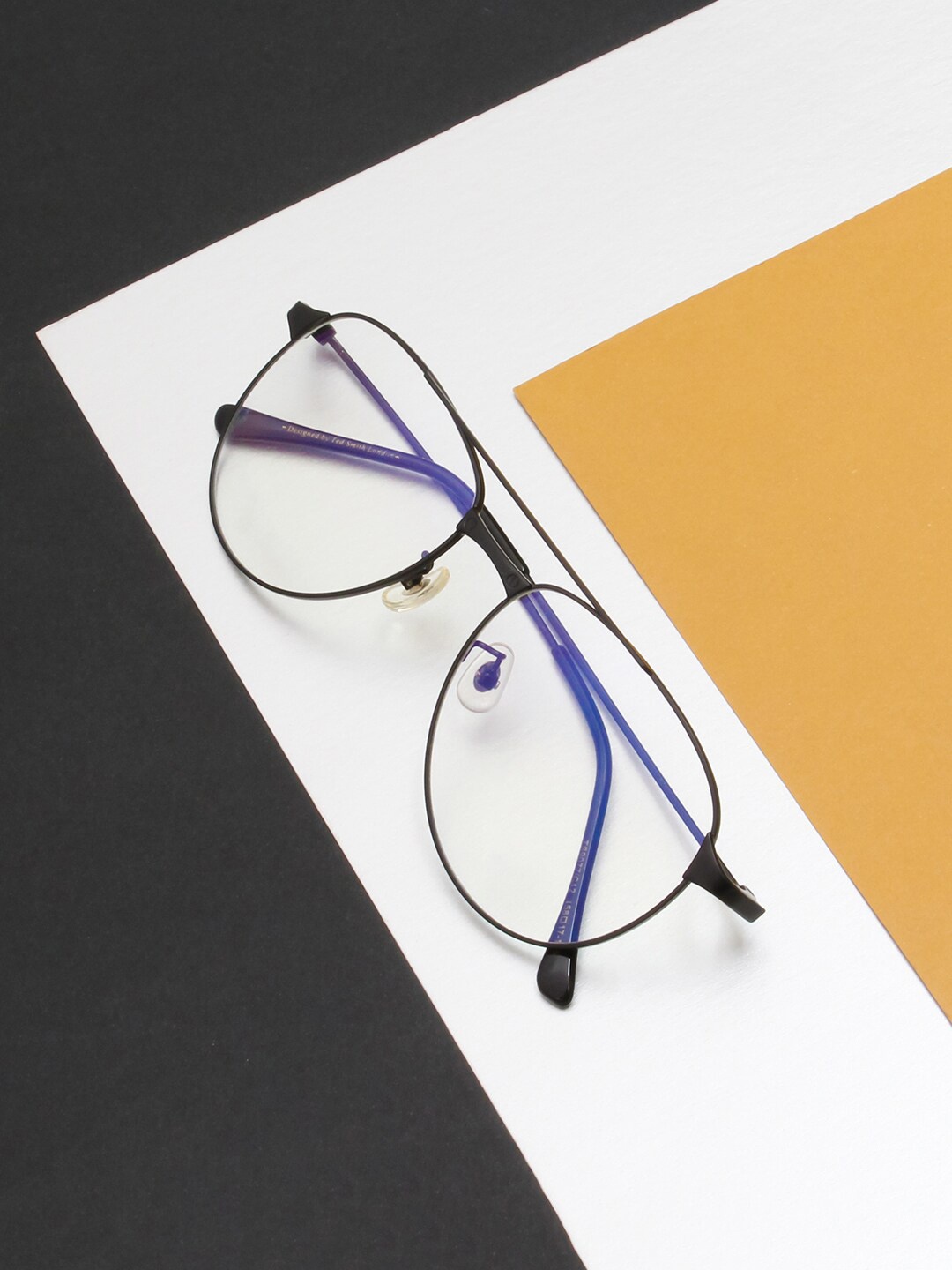 

Ted Smith Full Rim Aviator Frames AURORA_C12, Black
