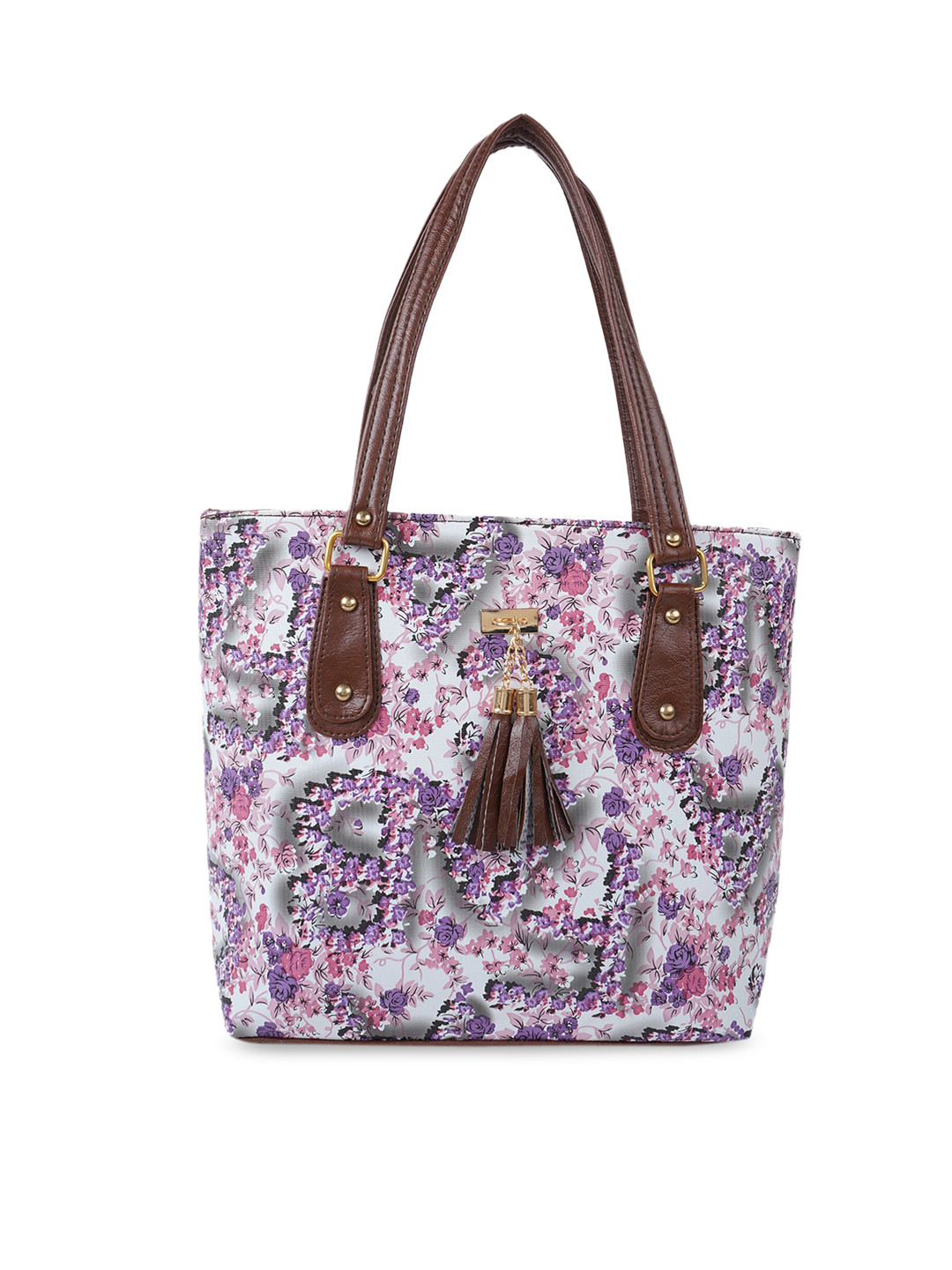 

SHINING STAR Animal Printed Structured Shoulder Bag, Blue