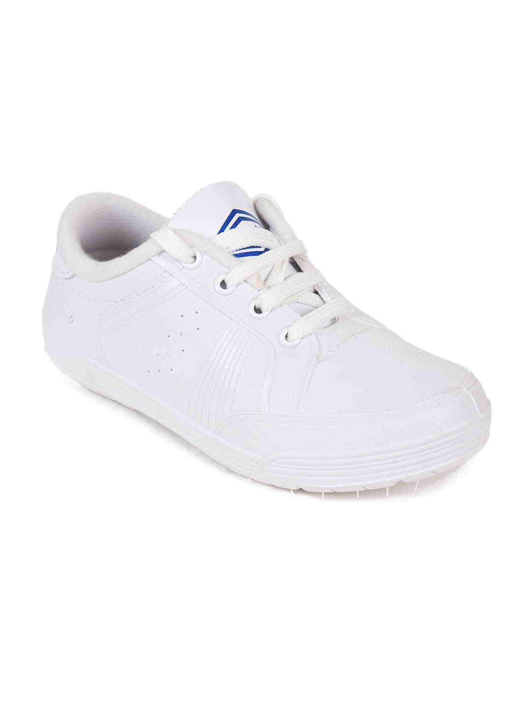 

Ajanta Kids Round Toe Basics School Sneakers, White
