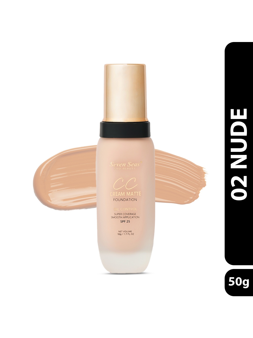 

Seven Seas Pro Beauty SPF 25 Oil Control Cream Matte Foundation-50g