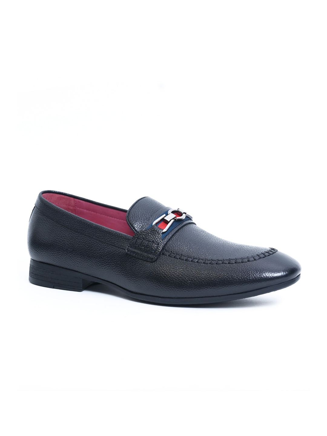 

Egle Leather Formal Slip-On Loafers, Black