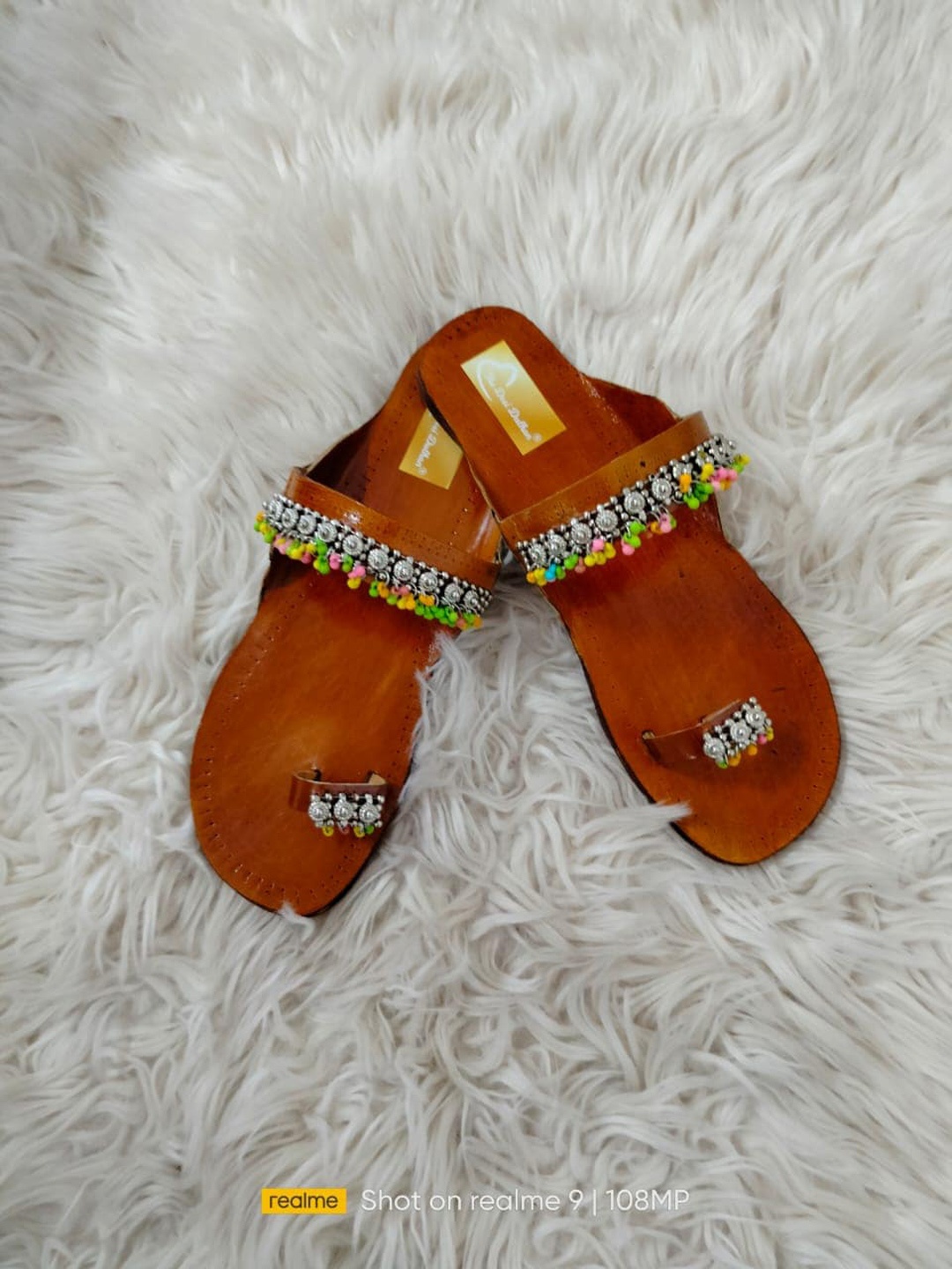 

The Desi Dulhan Women Ethnic Open Toe Flats, Tan