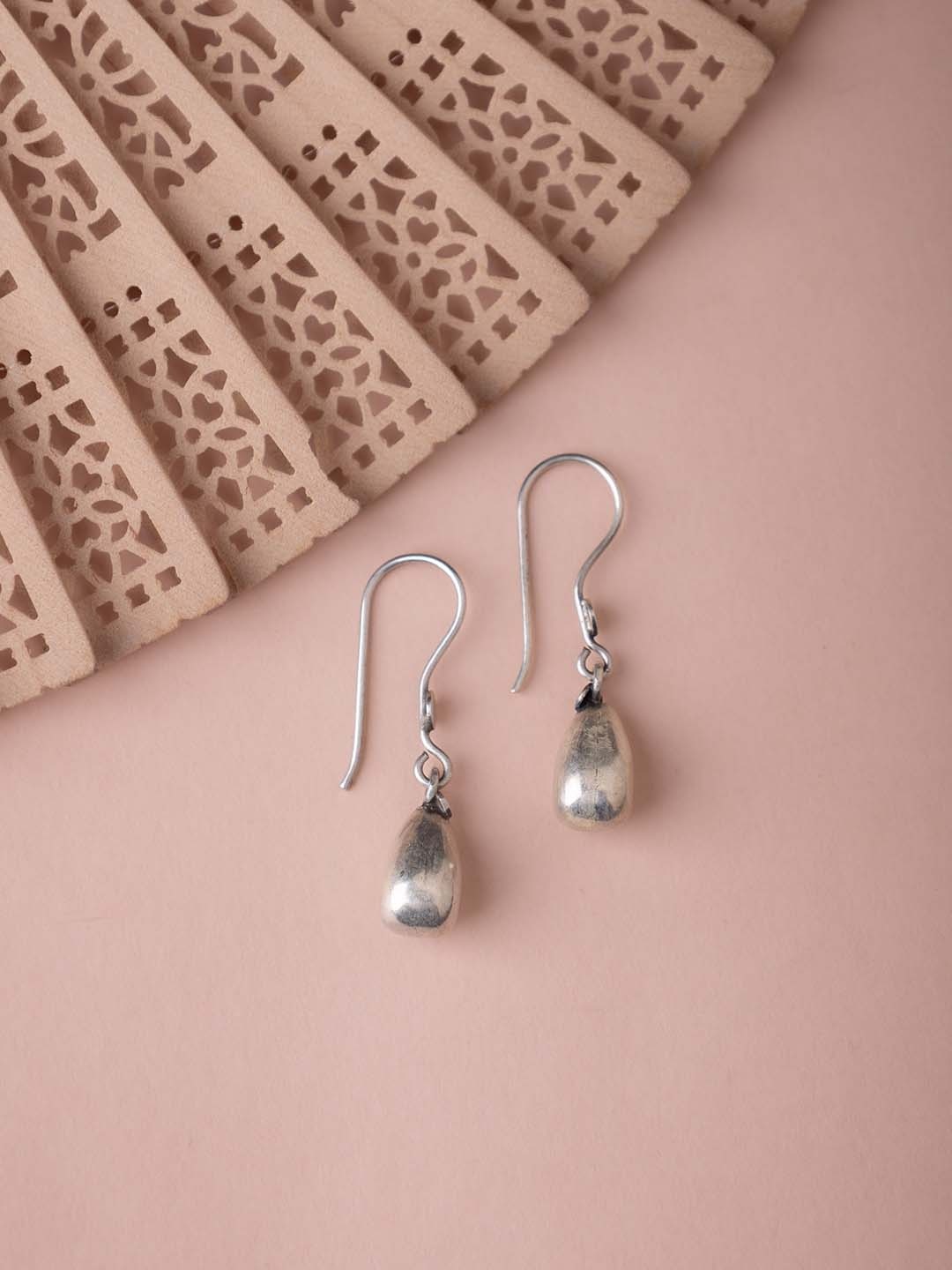 

Shyle 925 Sterling Silver-Plated Classic Drop Earrings