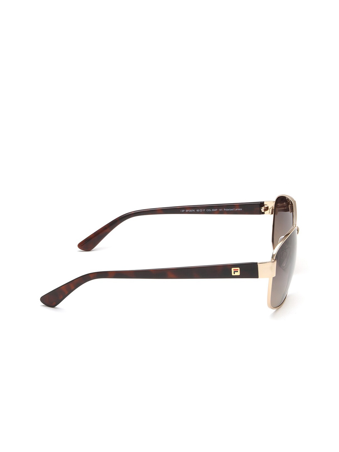 

FILA Men UV Protected Lens Full Rim Wayfarer Sunglasses SFI357K60594PSG, Brown