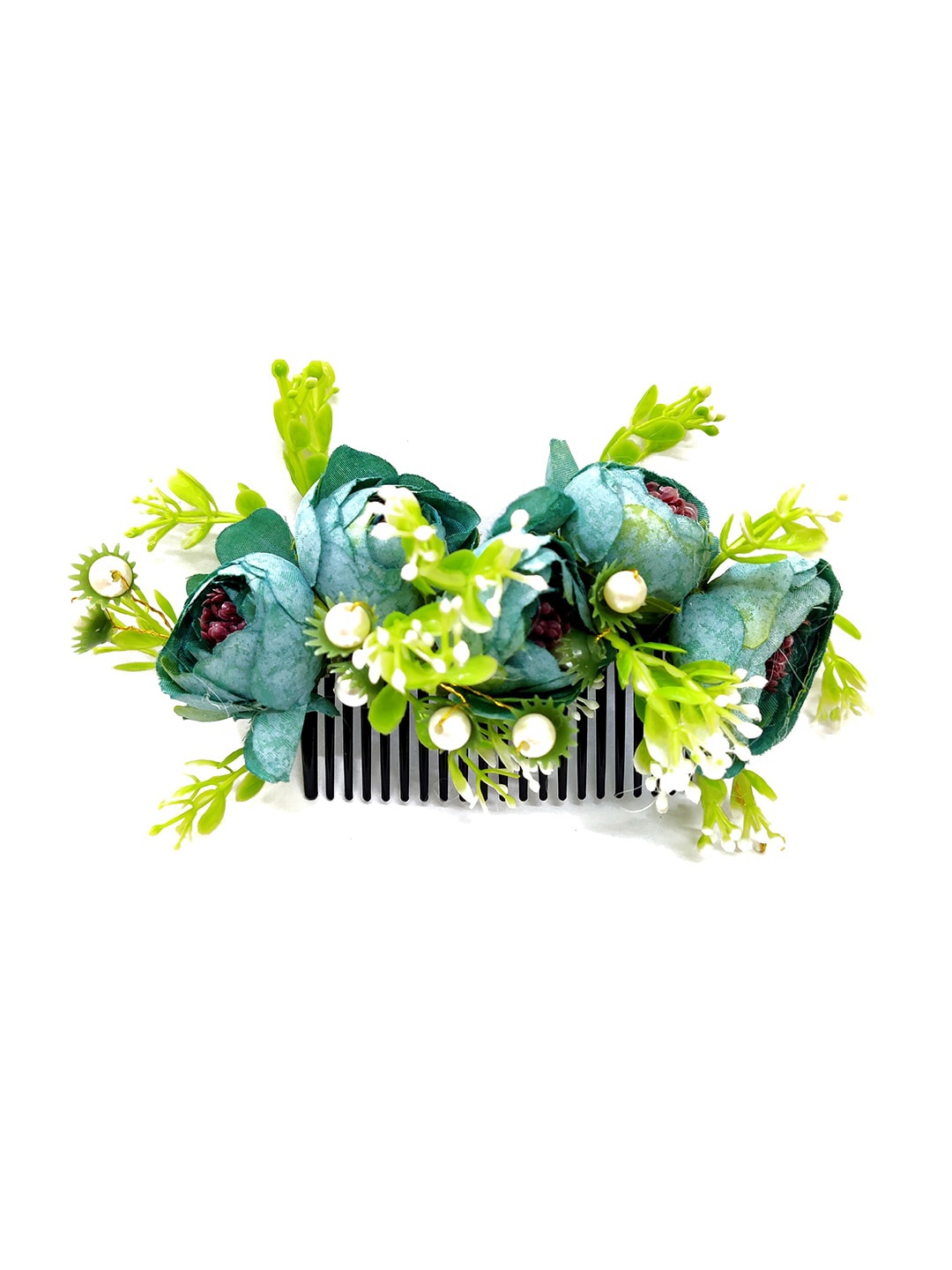 

Hair Flare Women Embellished Comb Pin, Blue
