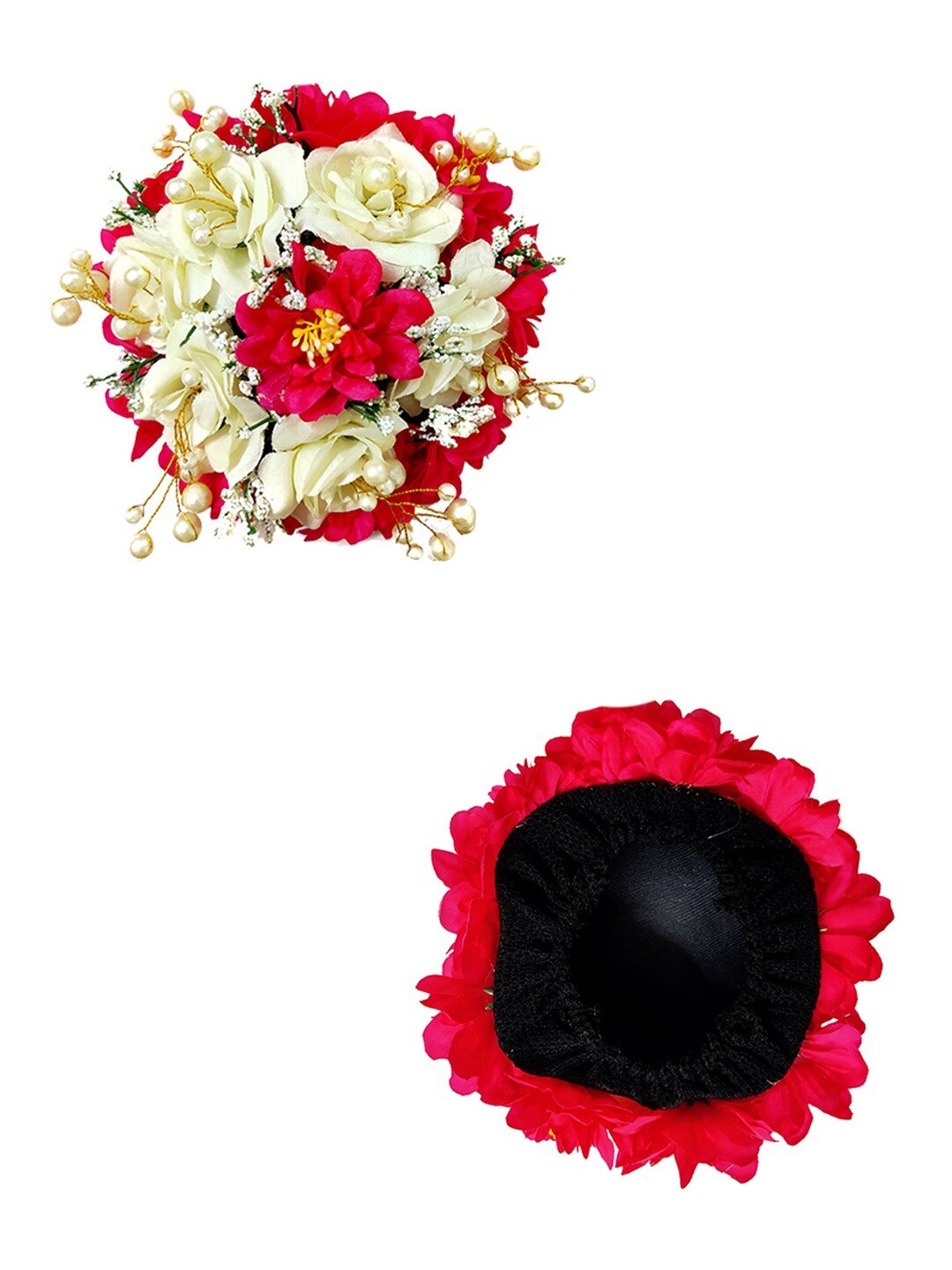 

Hair Flare Women Floral Judapin Hair Accessory Set, Fuchsia