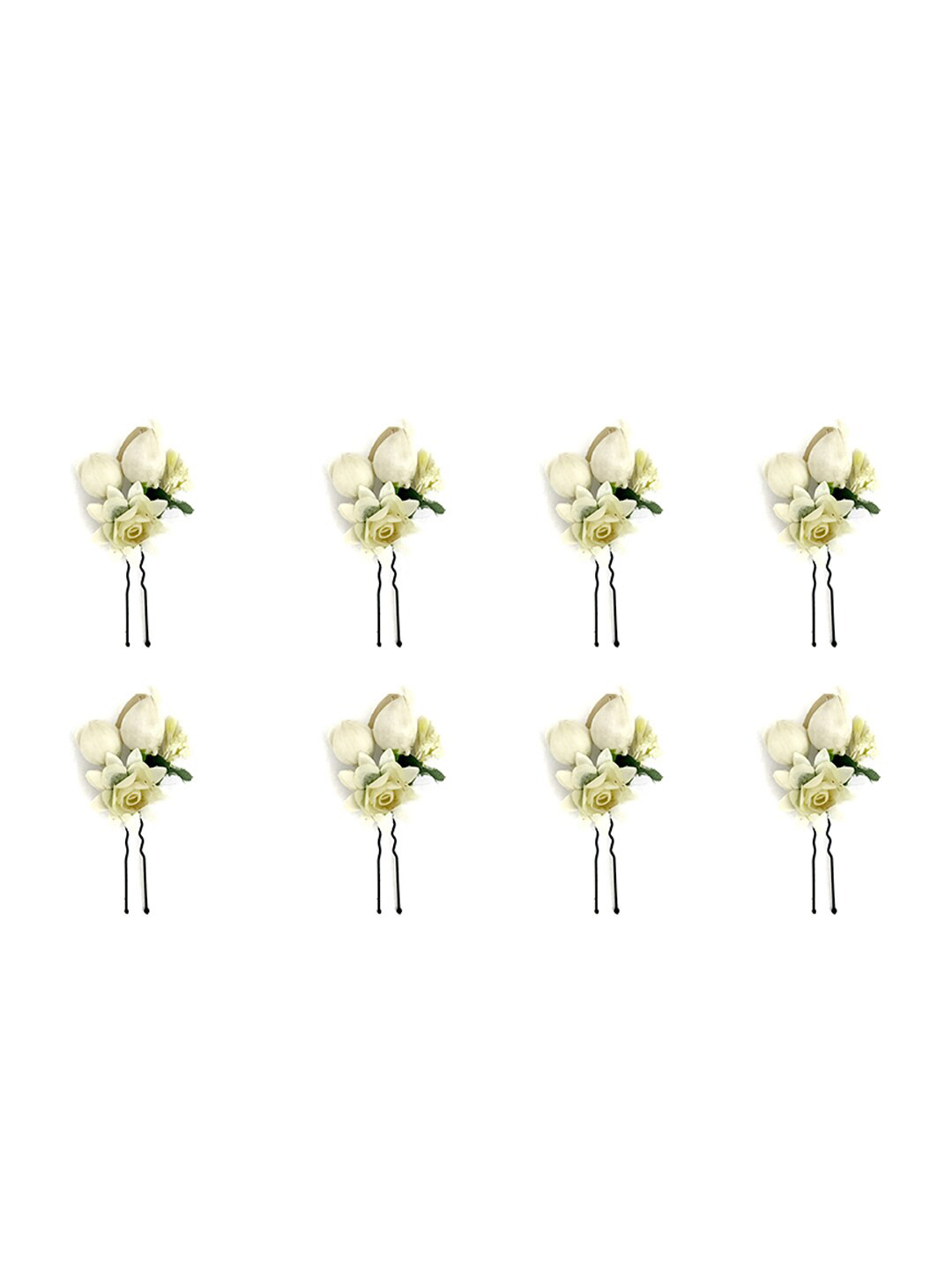 

Hair Flare Set of 8 Hair Accessory, White