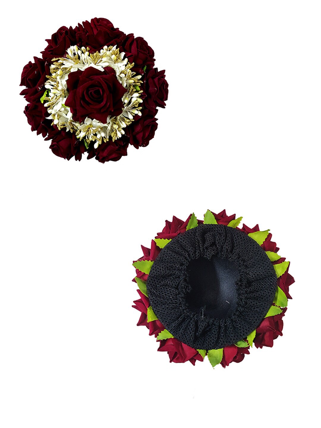 

Hair Flare Artificial Flowers Hair Accessory Set, Maroon