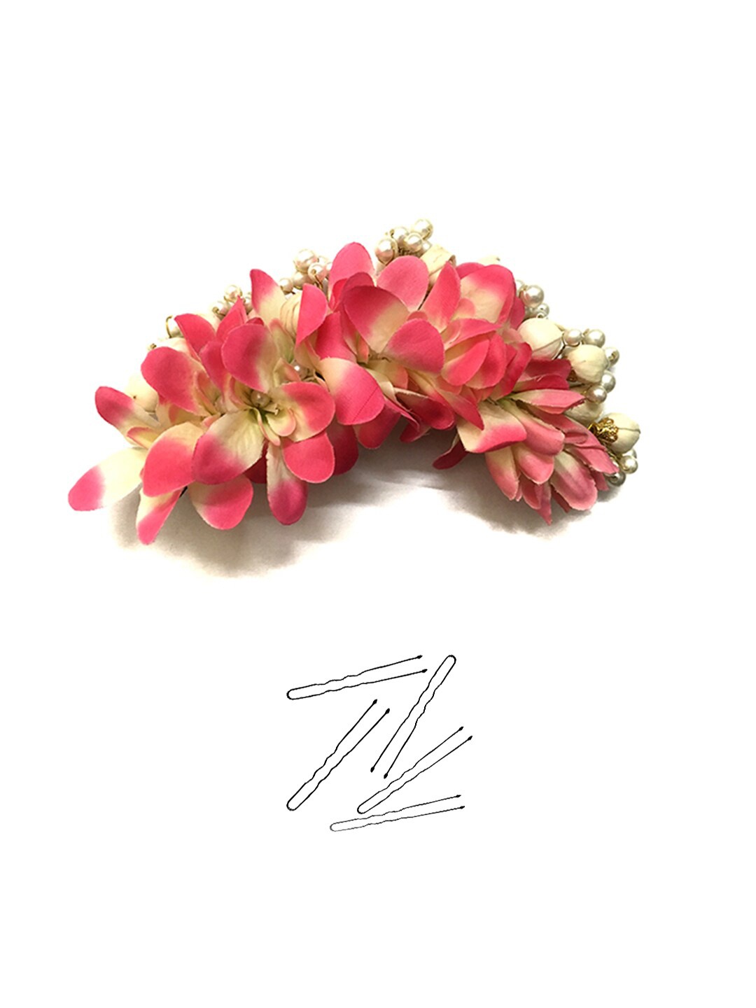 

Hair Flare Women Atrificial Flower Hair Pin, Pink