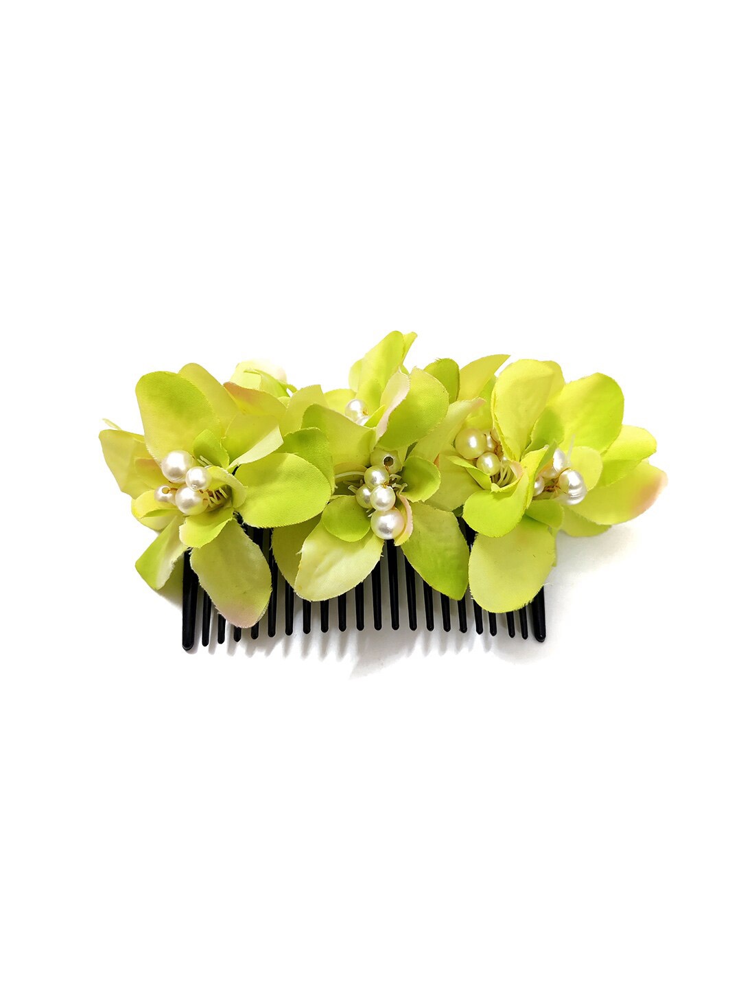 

Hair Flare Women Floral Shaped Stone Hair Pin Hair Clip, Green