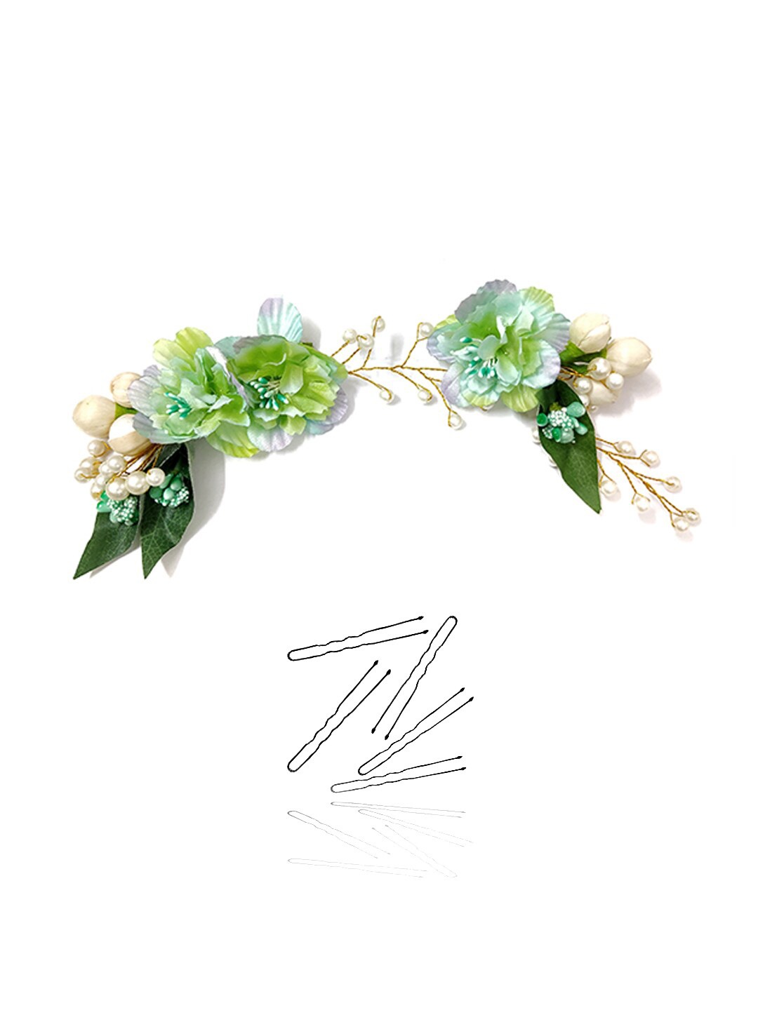 

Hair Flare Women Embellished Hair Accessory, Sea green
