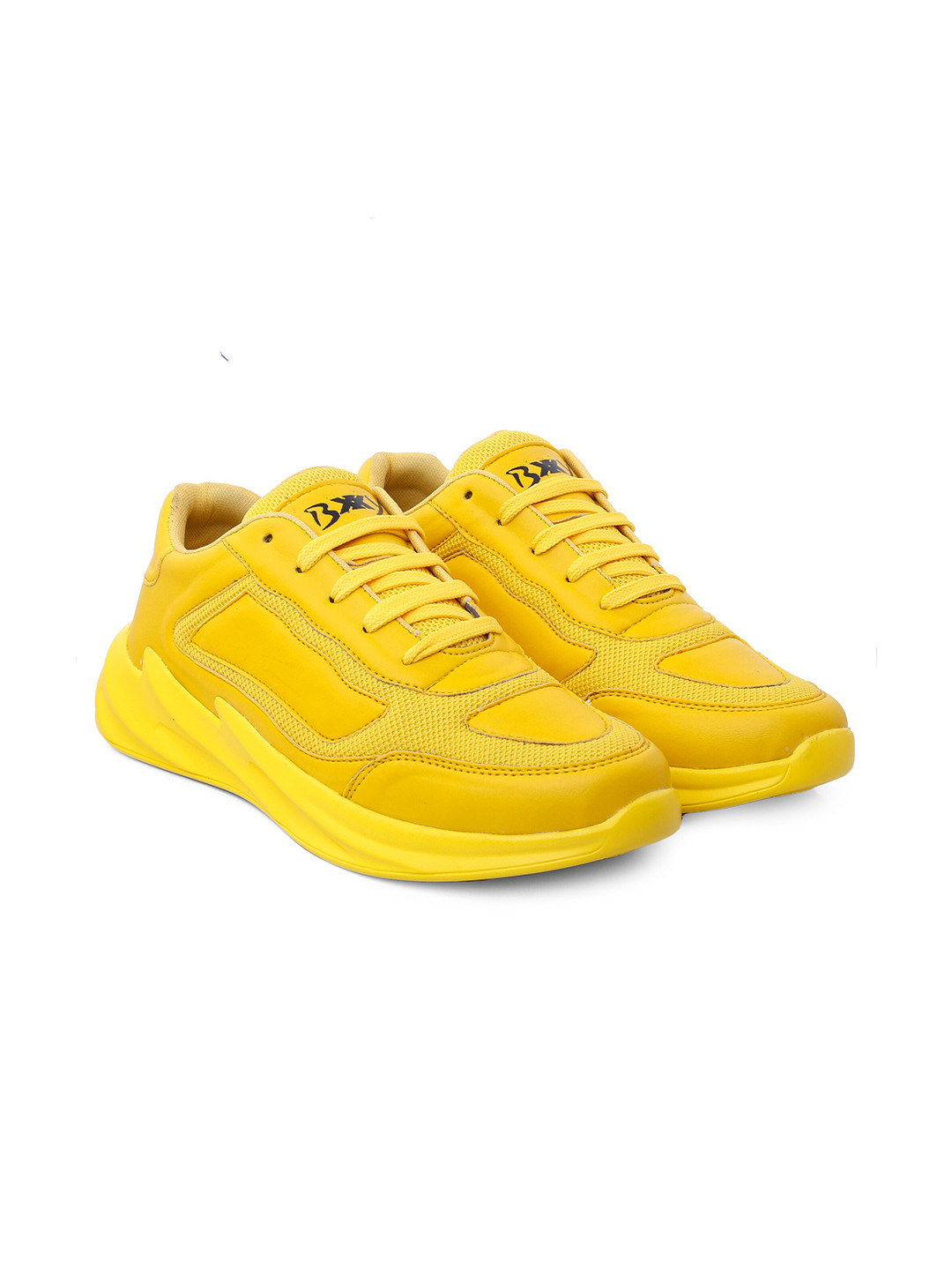 

Bxxy Men Lightweight Mesh Non-Marking Running Shoes, Yellow