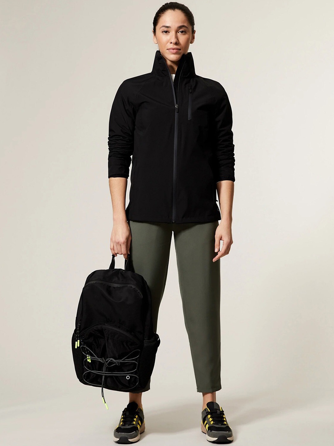 

Marks & Spencer Women Mid Rise Regular Fit Track Pants, Olive