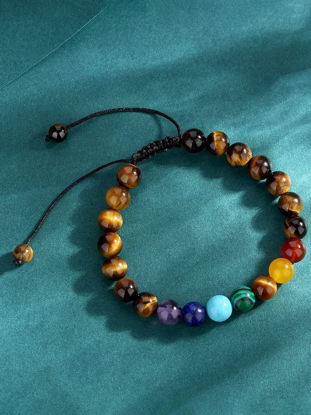 

HOT AND BOLD Tigers Eye Link Bracelet, Brown