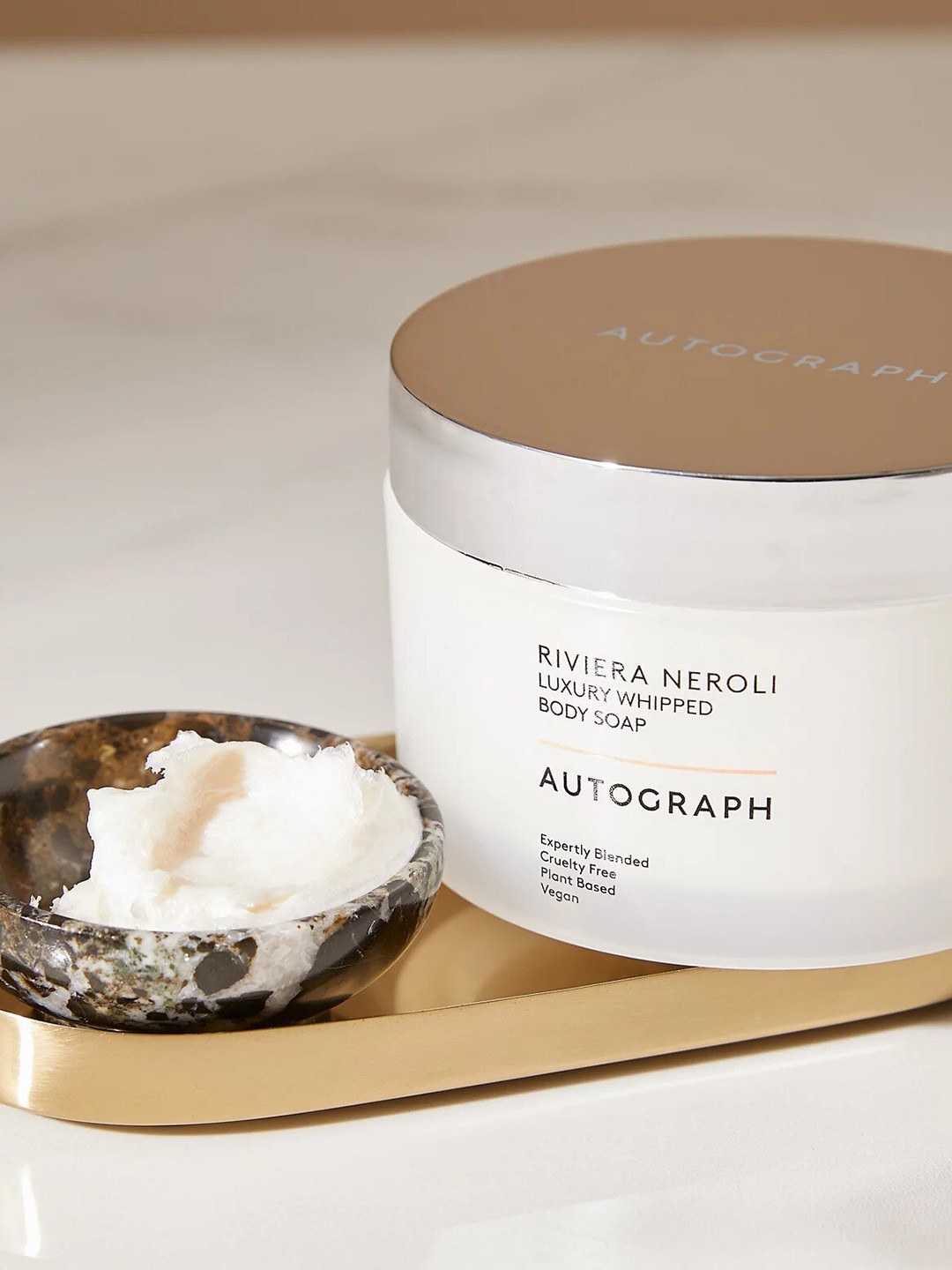 

Marks & Spencer Autograph Riviera Neroli Luxury Whipped Body Soap 240ml, White