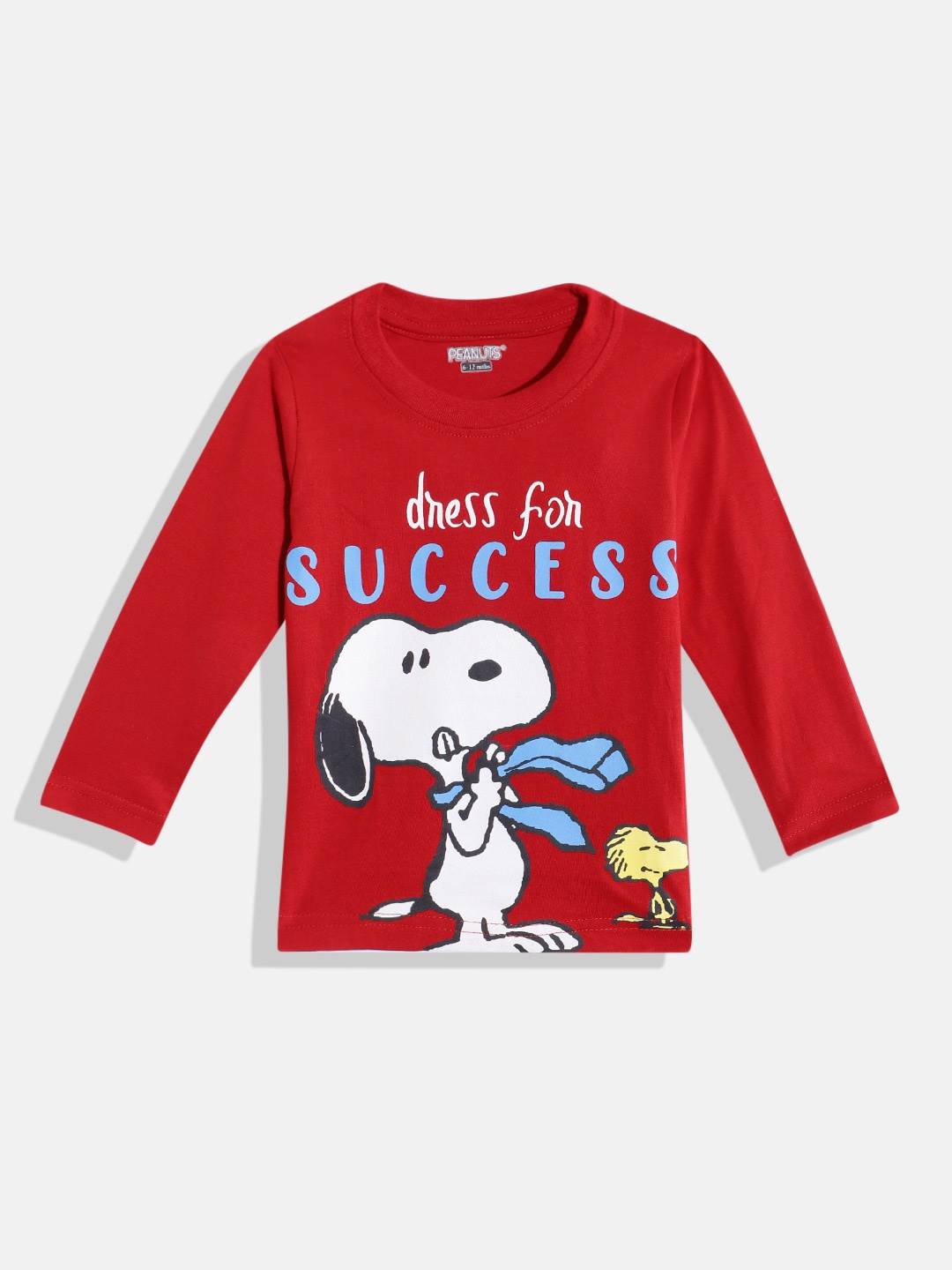 

Eteenz Infant Boys Premium Cotton Snoopy Printed T-shirt, Red