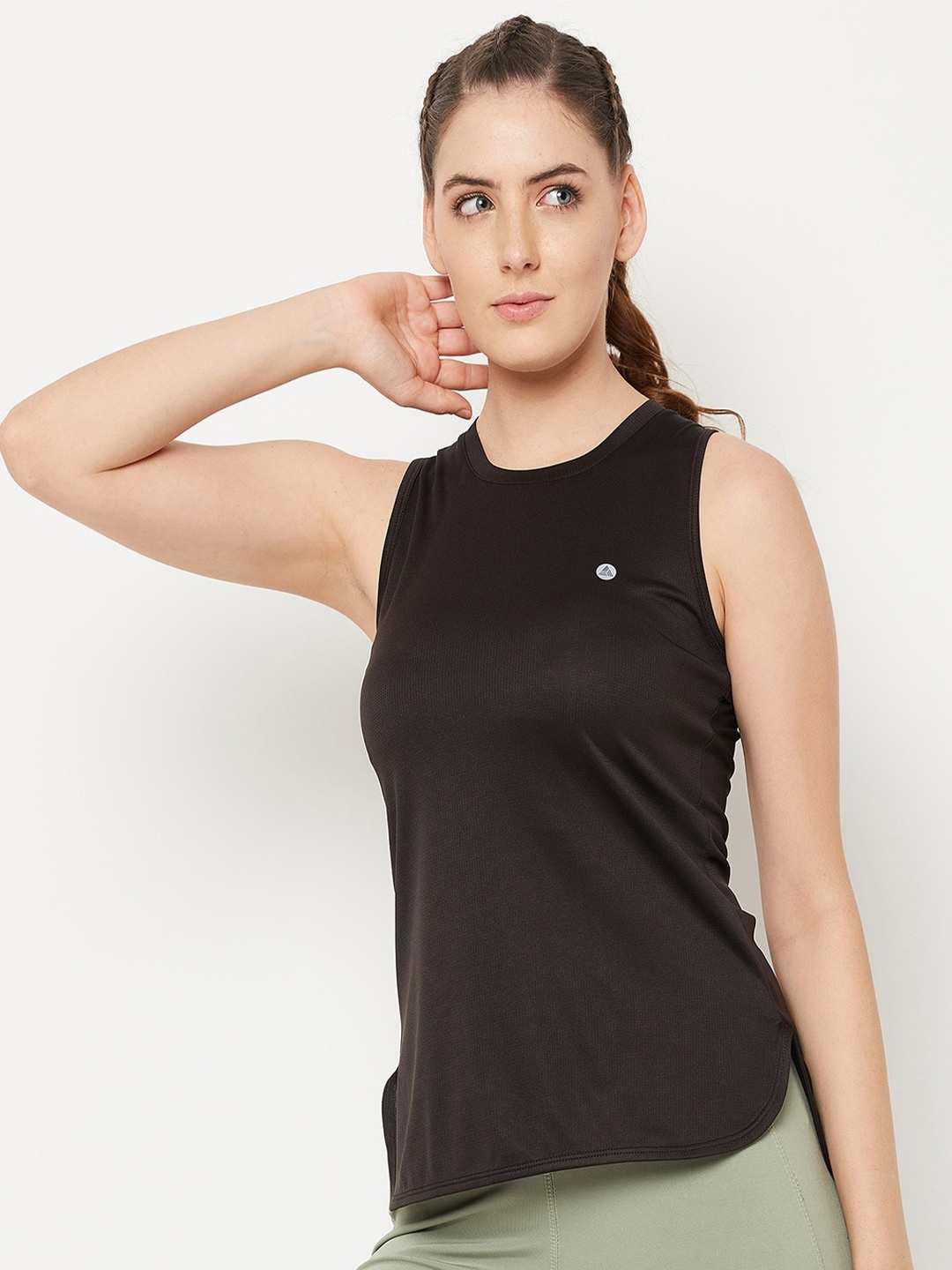 

ATHLISIS Round Neck Quick Dry Tank Top, Black